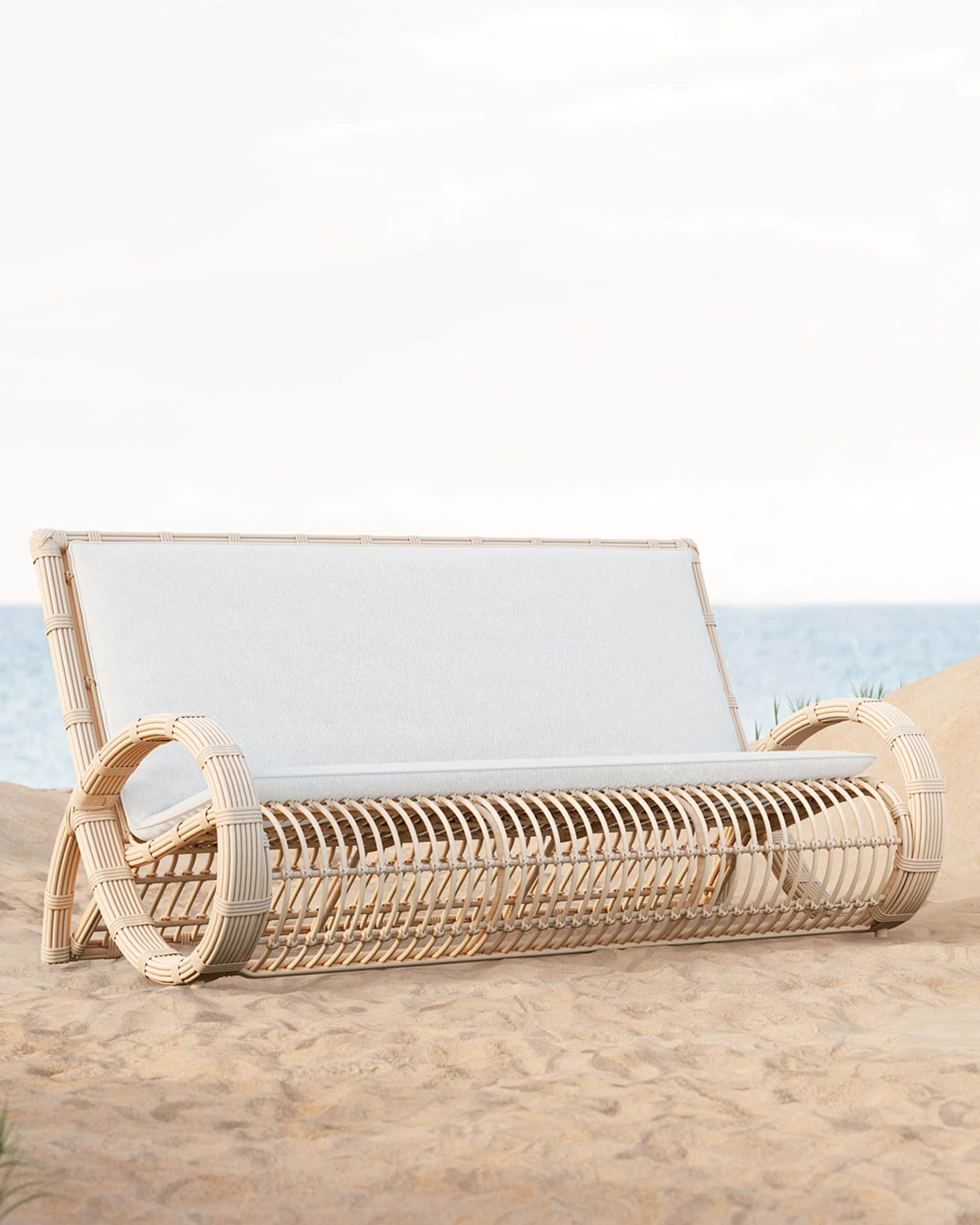 Azzurro Living Paloma 3Seat Sofa With Polar Cushion Horchow