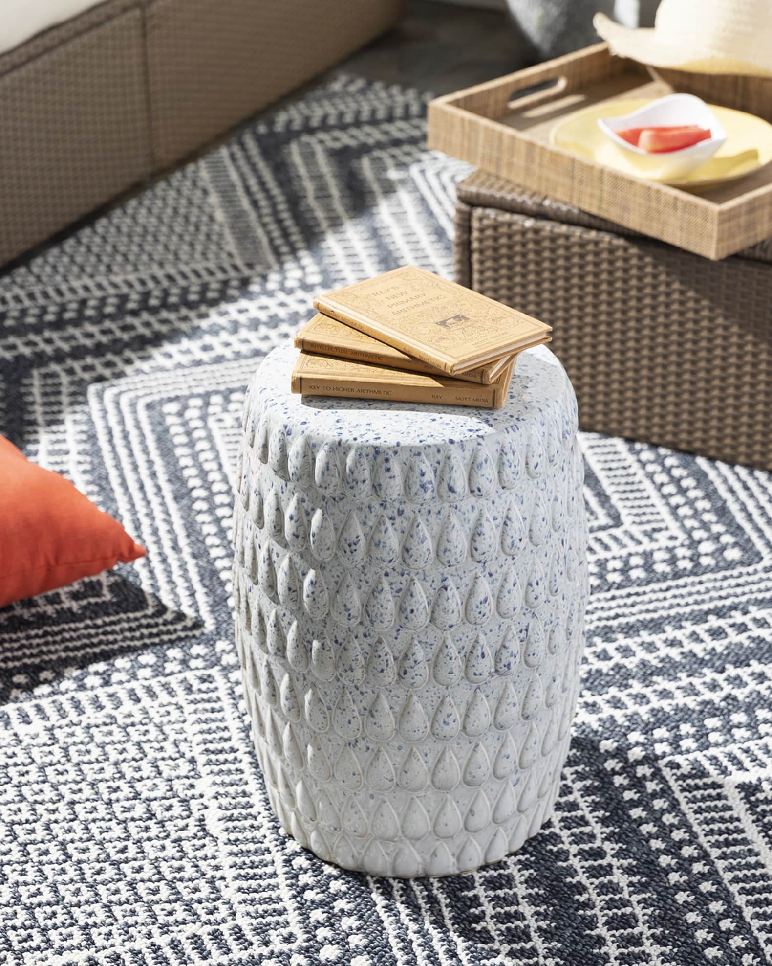 Surya Blackwell Outdoor Garden Seat
