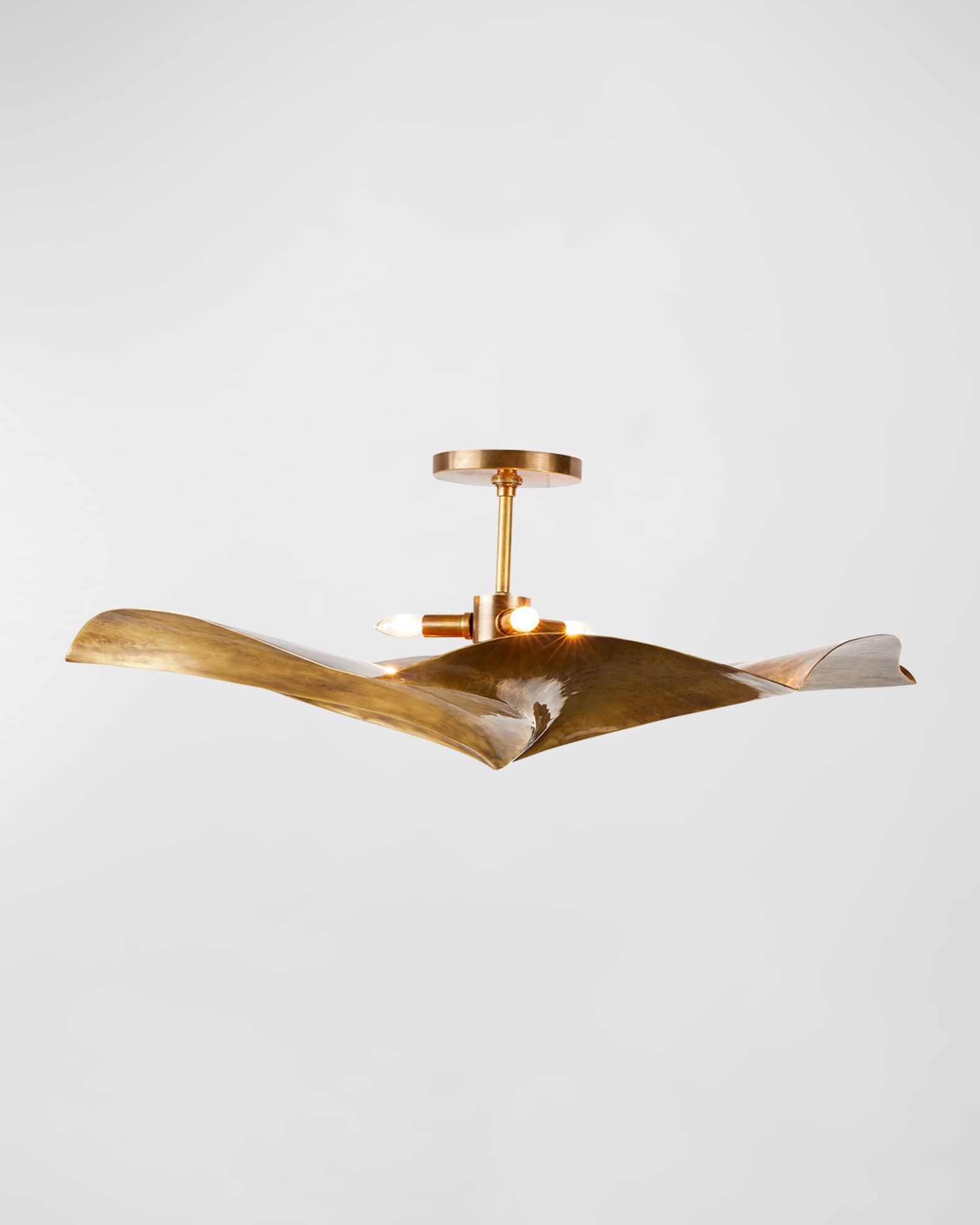 Arteriors Daniella 12" 3-Light Flush Mount