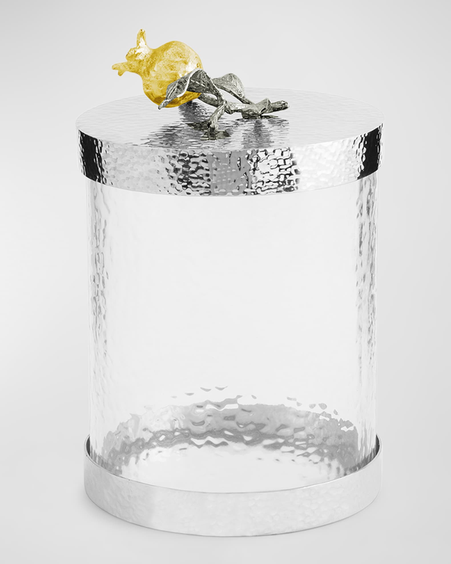 Michael Aram  Pomegranate Silver & Gold Small Canister