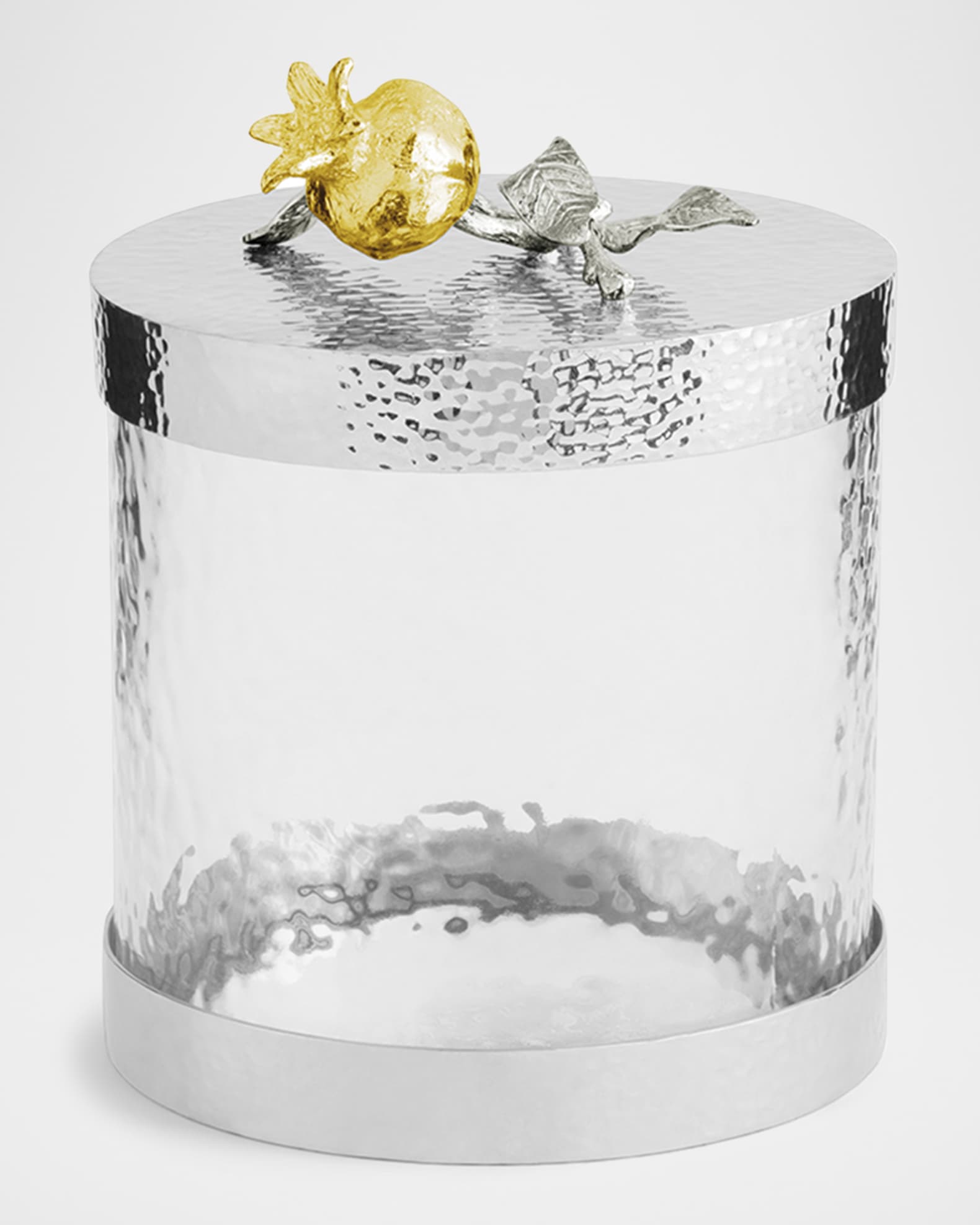 Michael Aram Pomegranate Silver & Gold Extra Small Canister