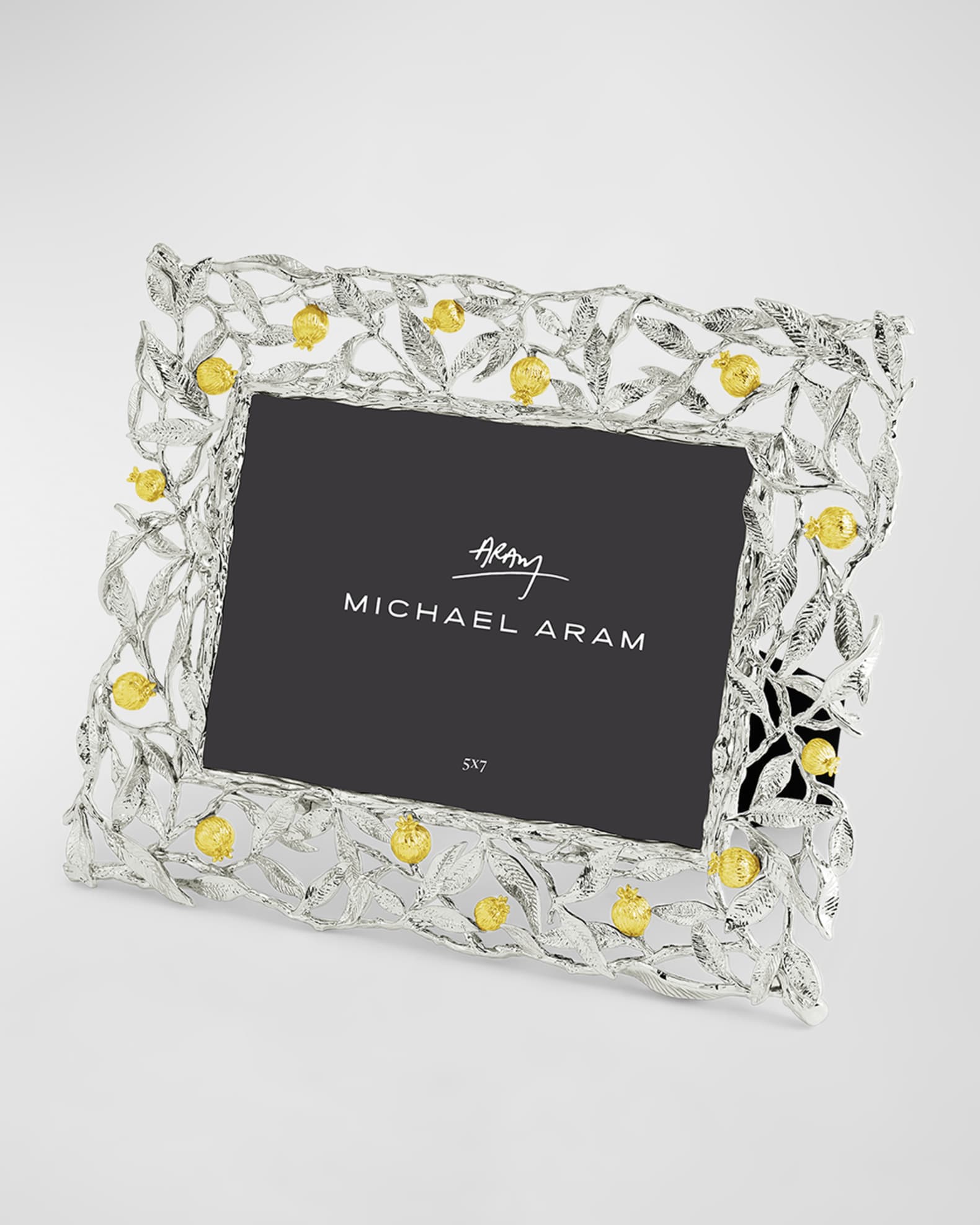 Michael Aram Pomegranate Silver & Gold Picture Frame, 5