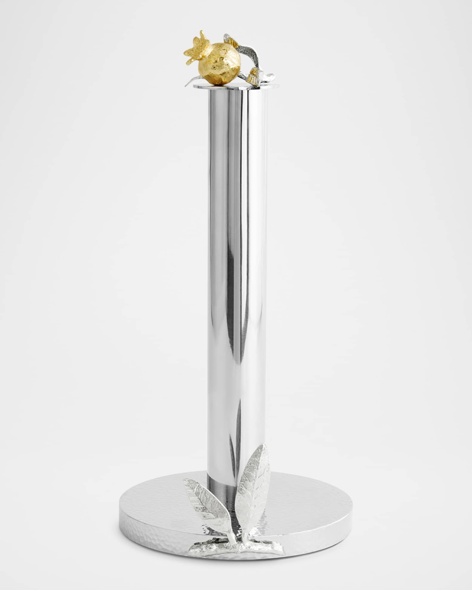 Michael Aram Pomegranate Silver & Gold Paper Towel Holder | Horchow