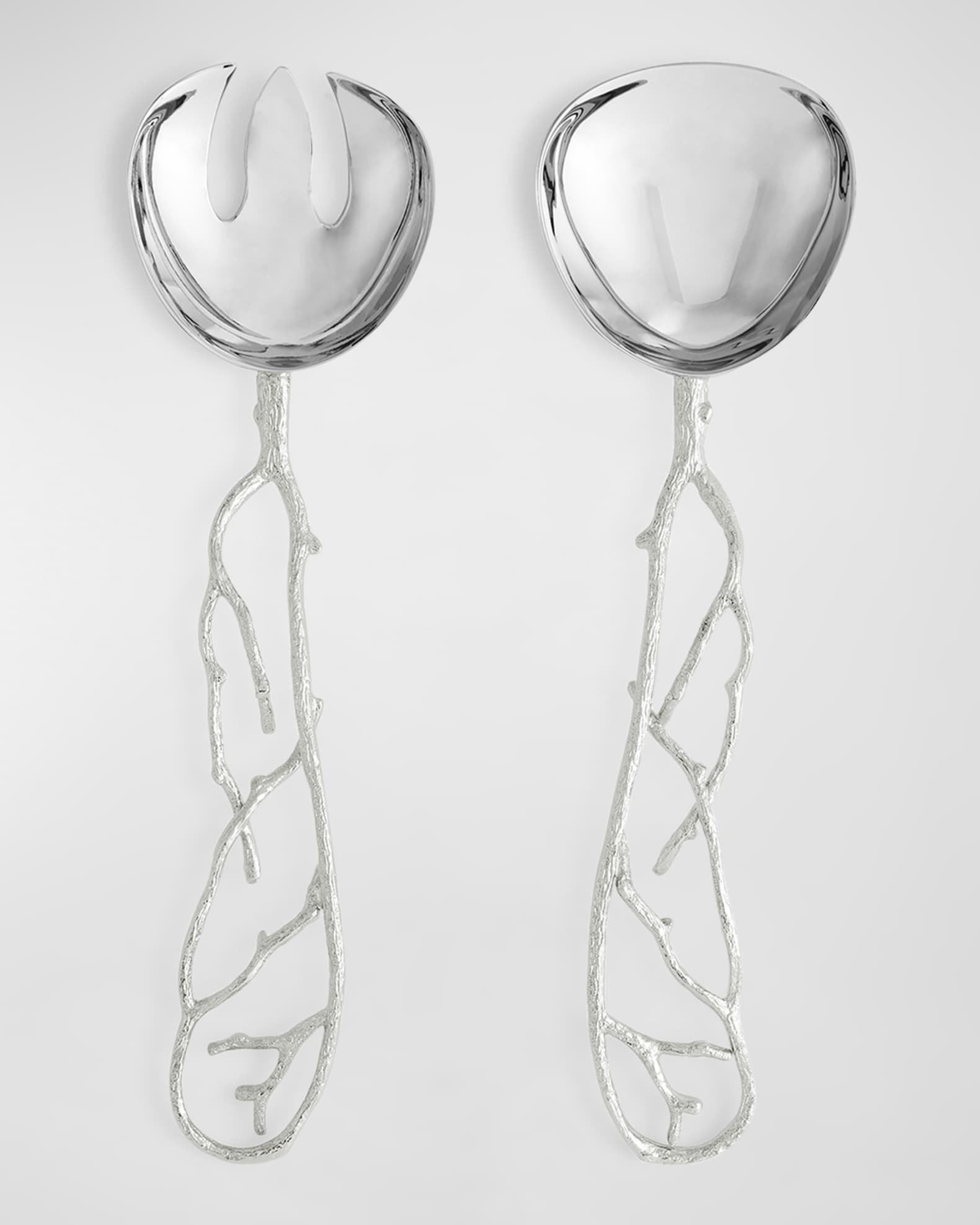Michael Aram Pomegranate Silver & Gold 2-Piece Serving Set