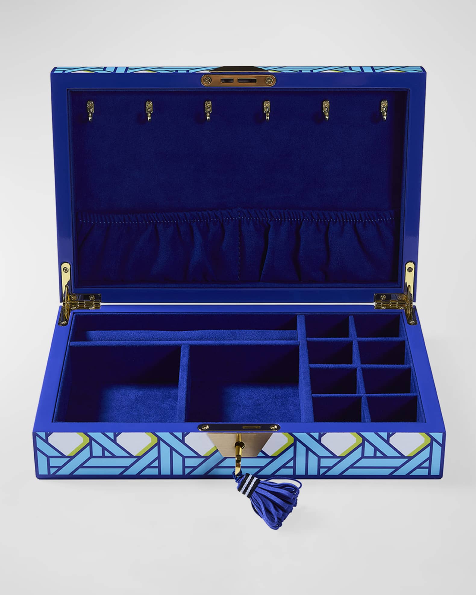 Jonathan Adler Basketweave Lacquer Jewelry Box | Horchow