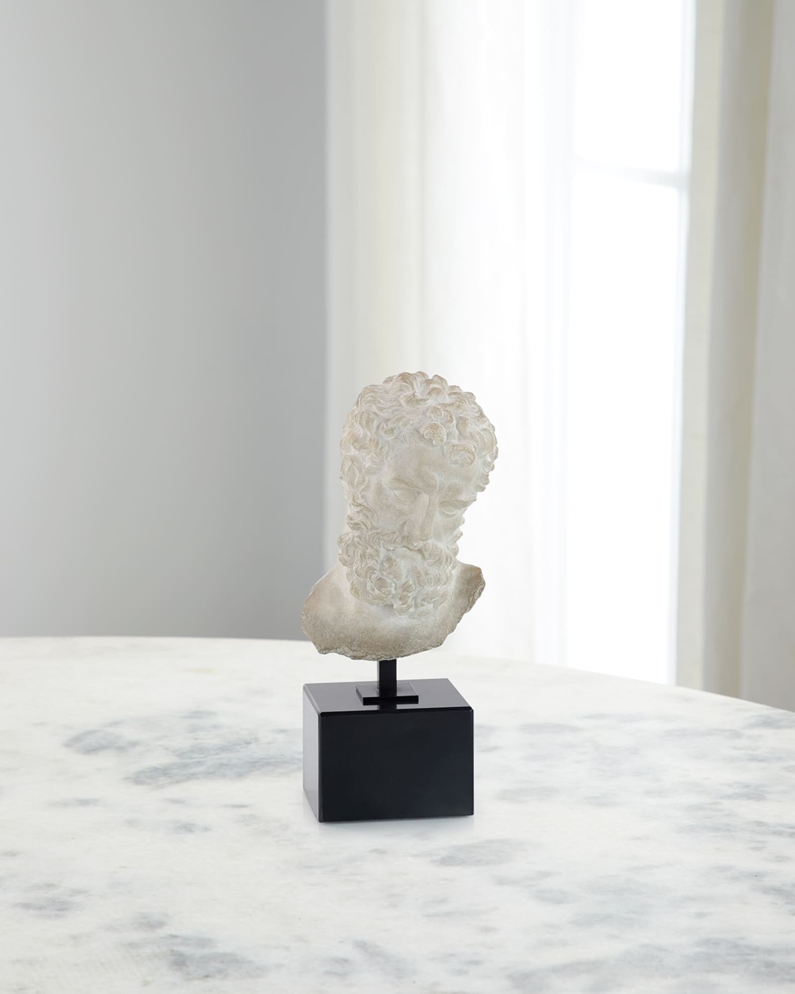 John-Richard Collection Greek Bust on Marble Base