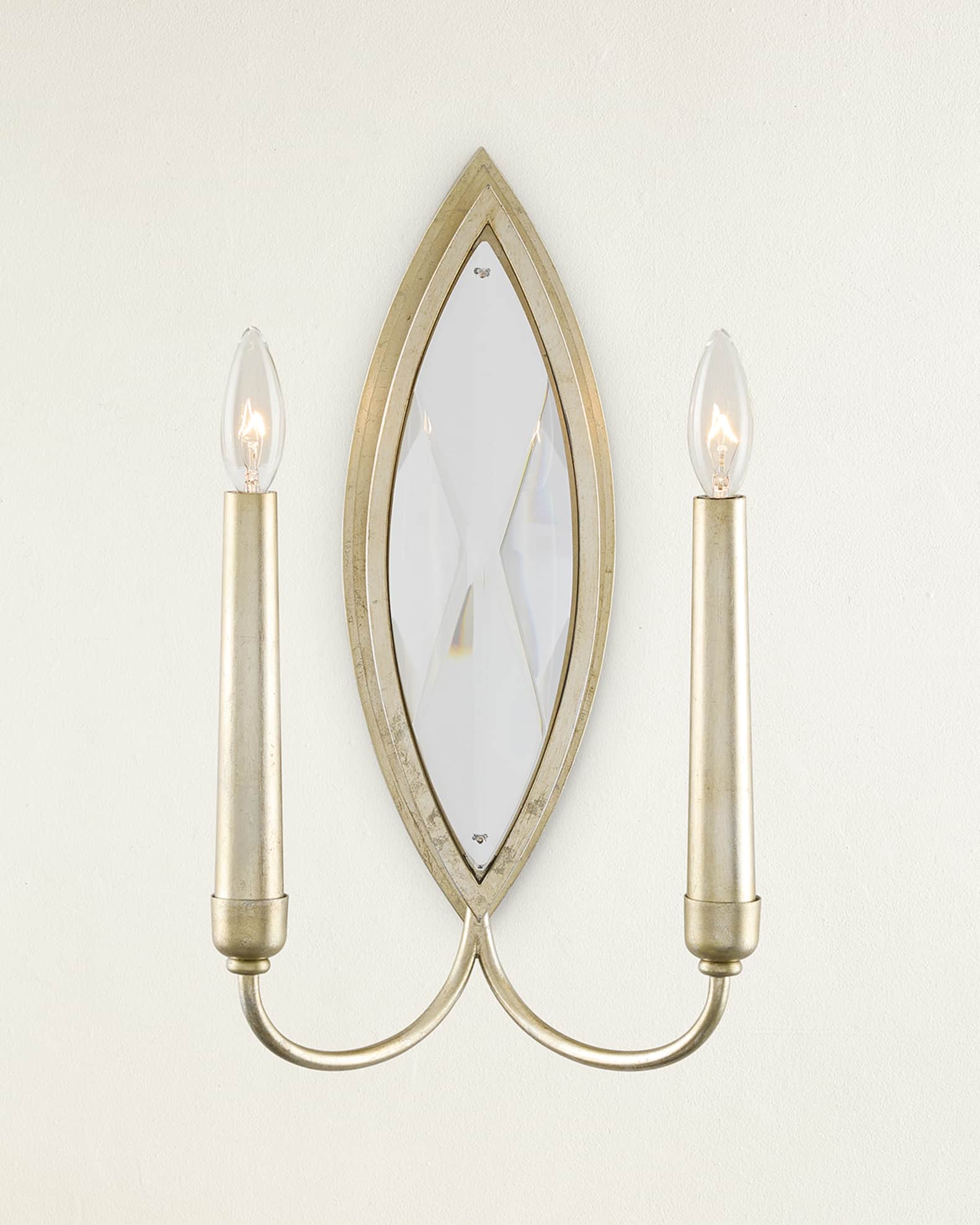 John-Richard Collection Petaline 17" 2-Light Wall Sconce