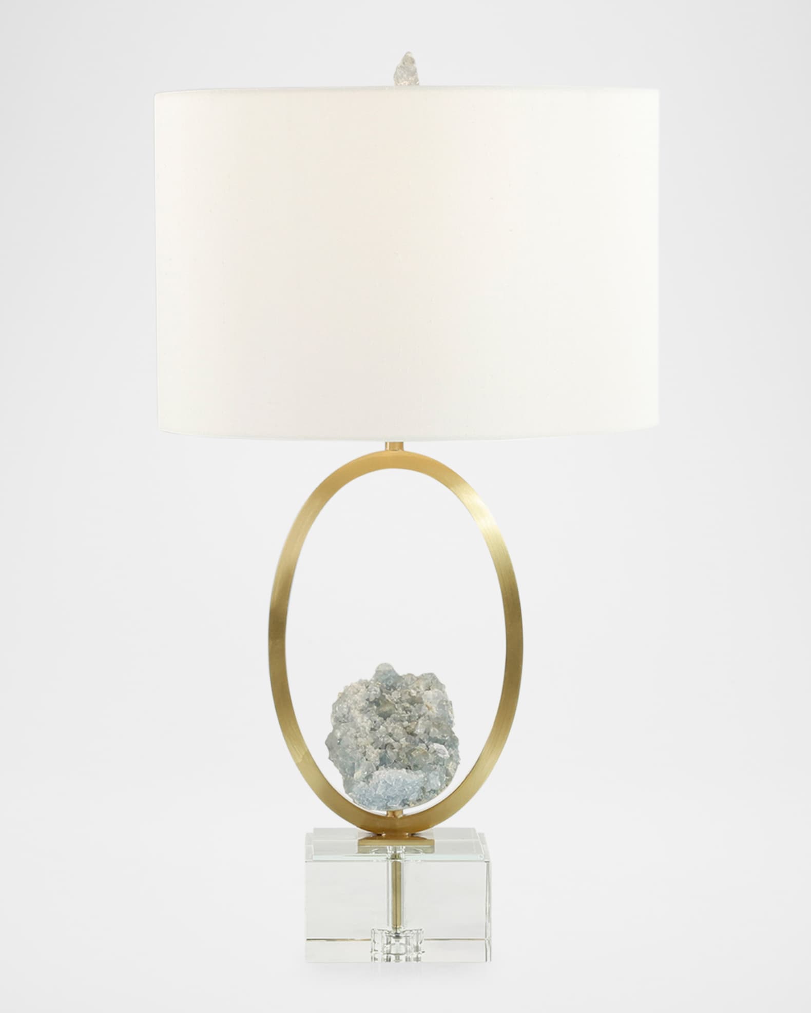 John Richard Collection Crystal Geode 28 Table Lamp