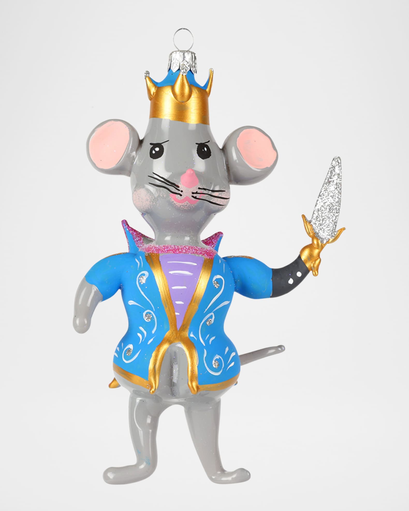 Vietri Nutcracker Mouse King Ornament Horchow