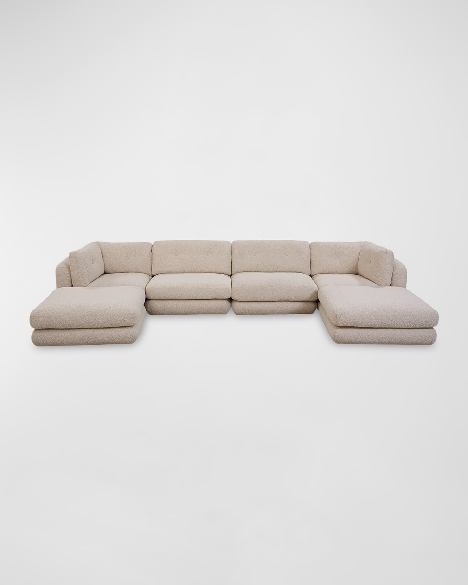 Jonathan Adler Pompidou Modular 6 Pc Ottoman Sectional Horchow