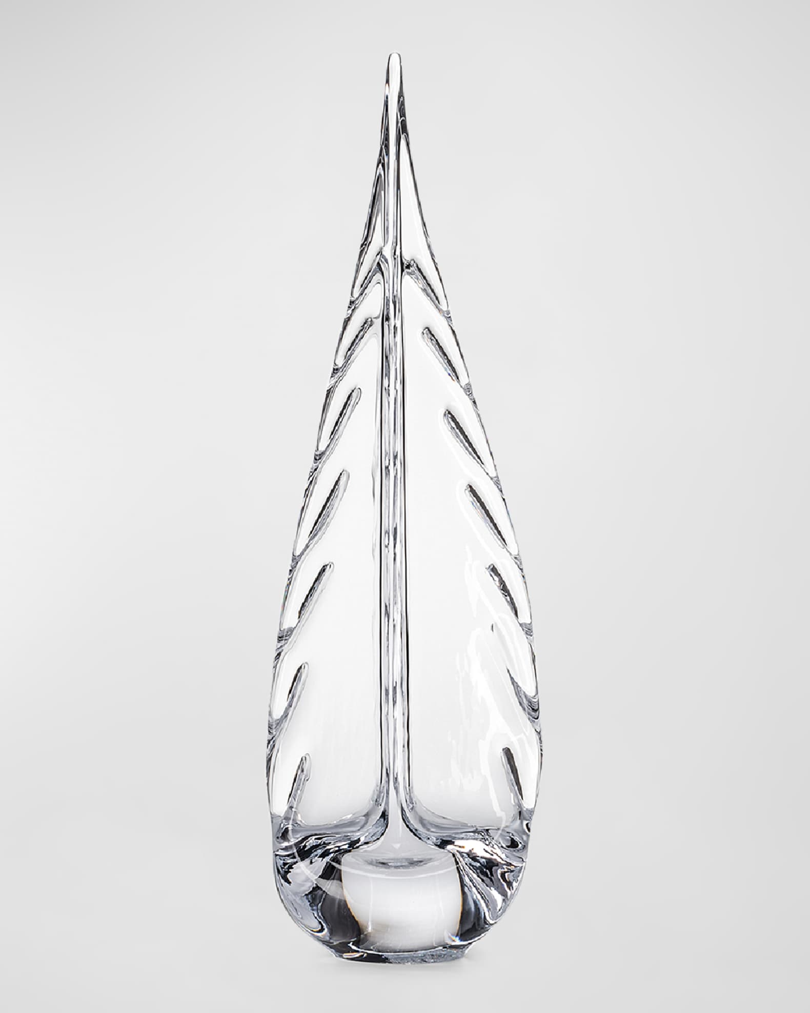 Simon Pearce Ice Laden Evergreen Glass Tree, 16"