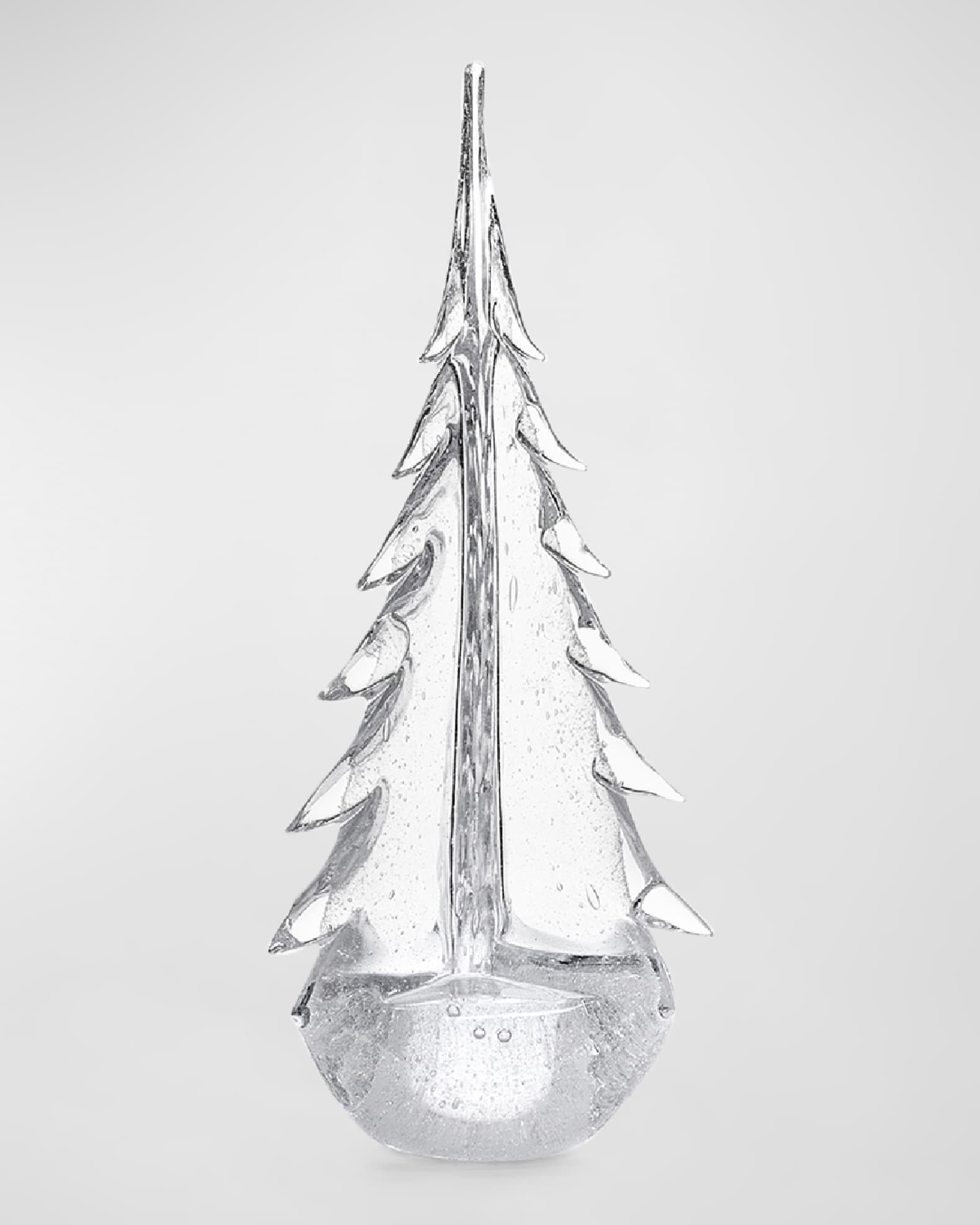 Simon Pearce Vela Bubble Evergreen Glass Tree, 16"