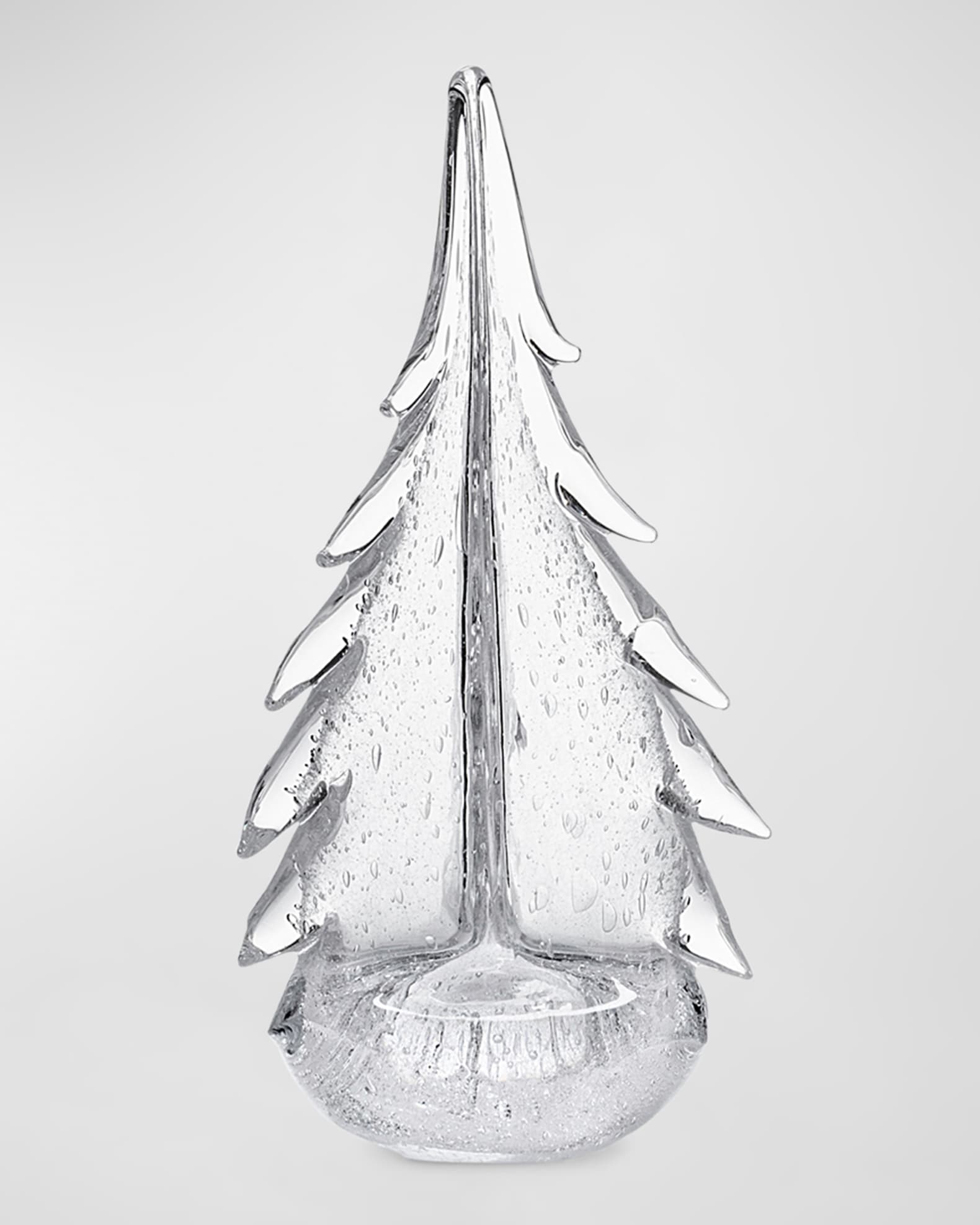 Simon Pearce Bubble Evergreen Glass Tree, 12"
