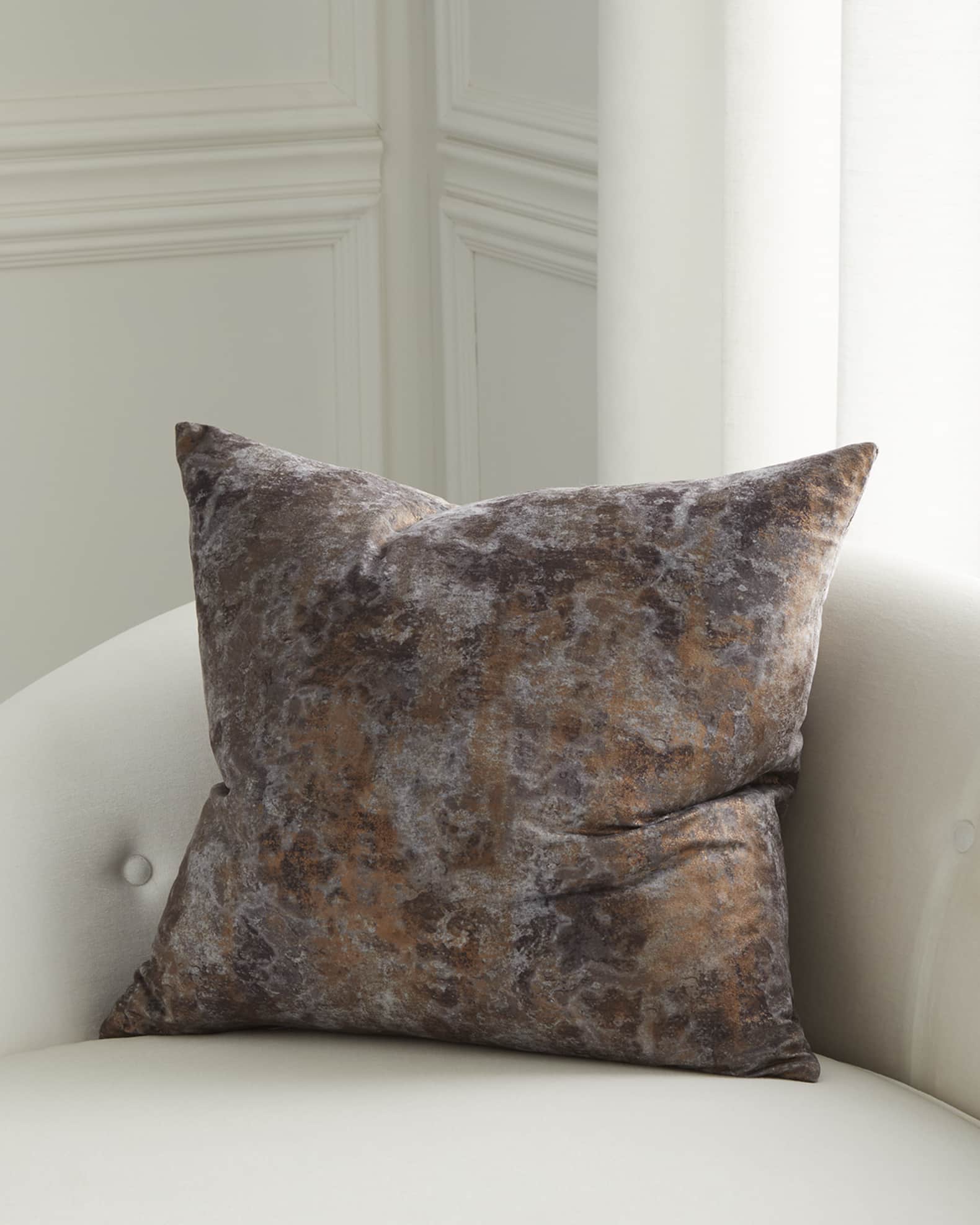 Eastern Accents Heidi Copper Decorative Pillow 22 Square