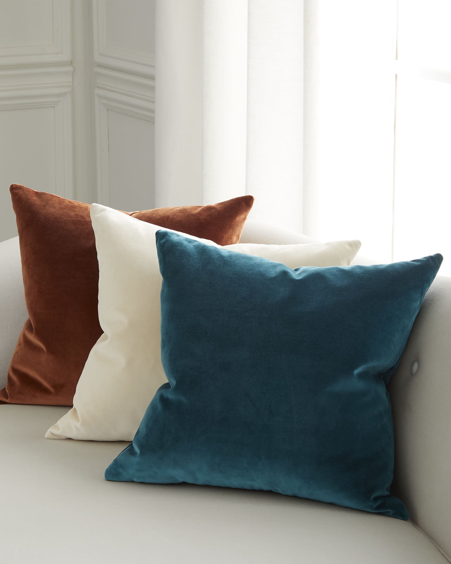 Eastern Accents Uma Ivory Decorative Pillow, 20" Square 