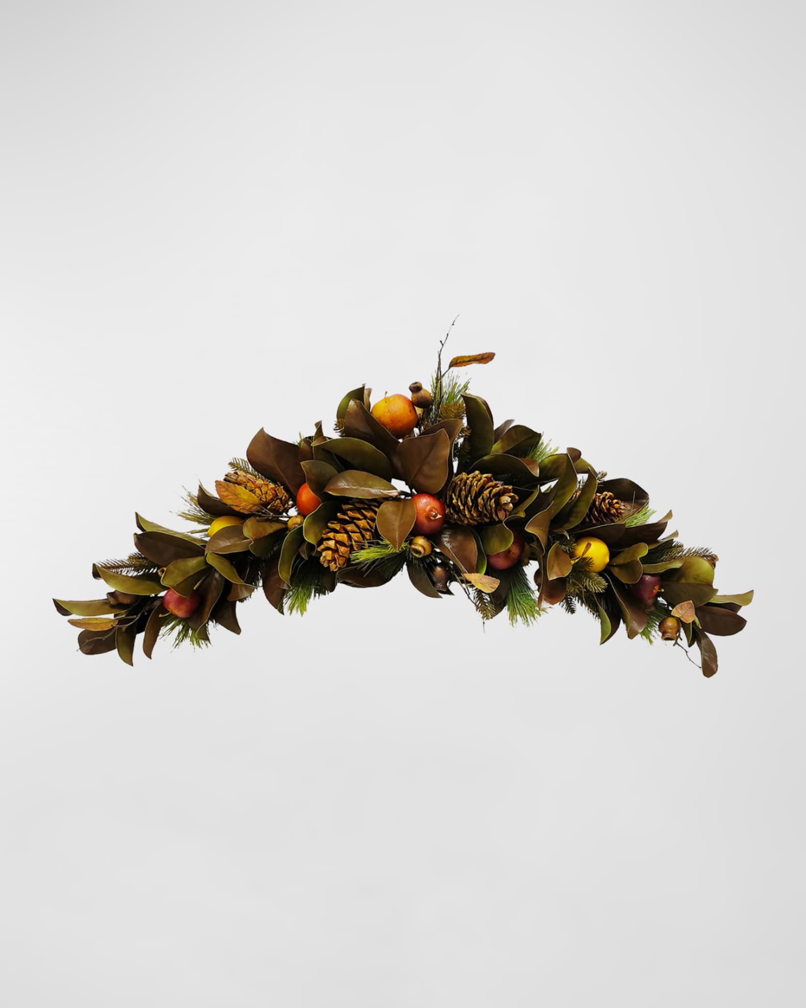 Winward Home 45" Magnolia Leaf and Fruit Garland Horchow