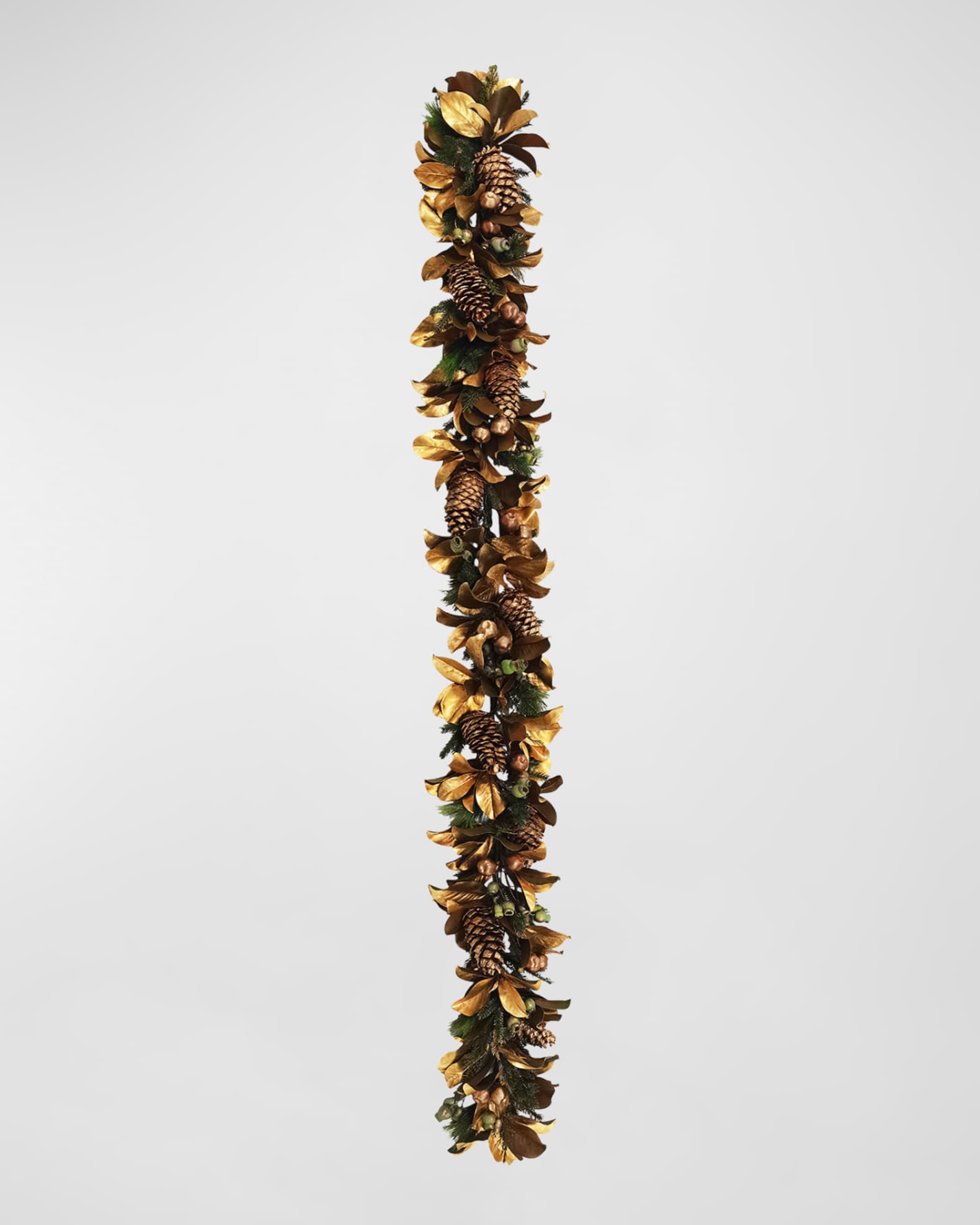 Winward Home 108" Deluxe Golden Holiday Garland Horchow