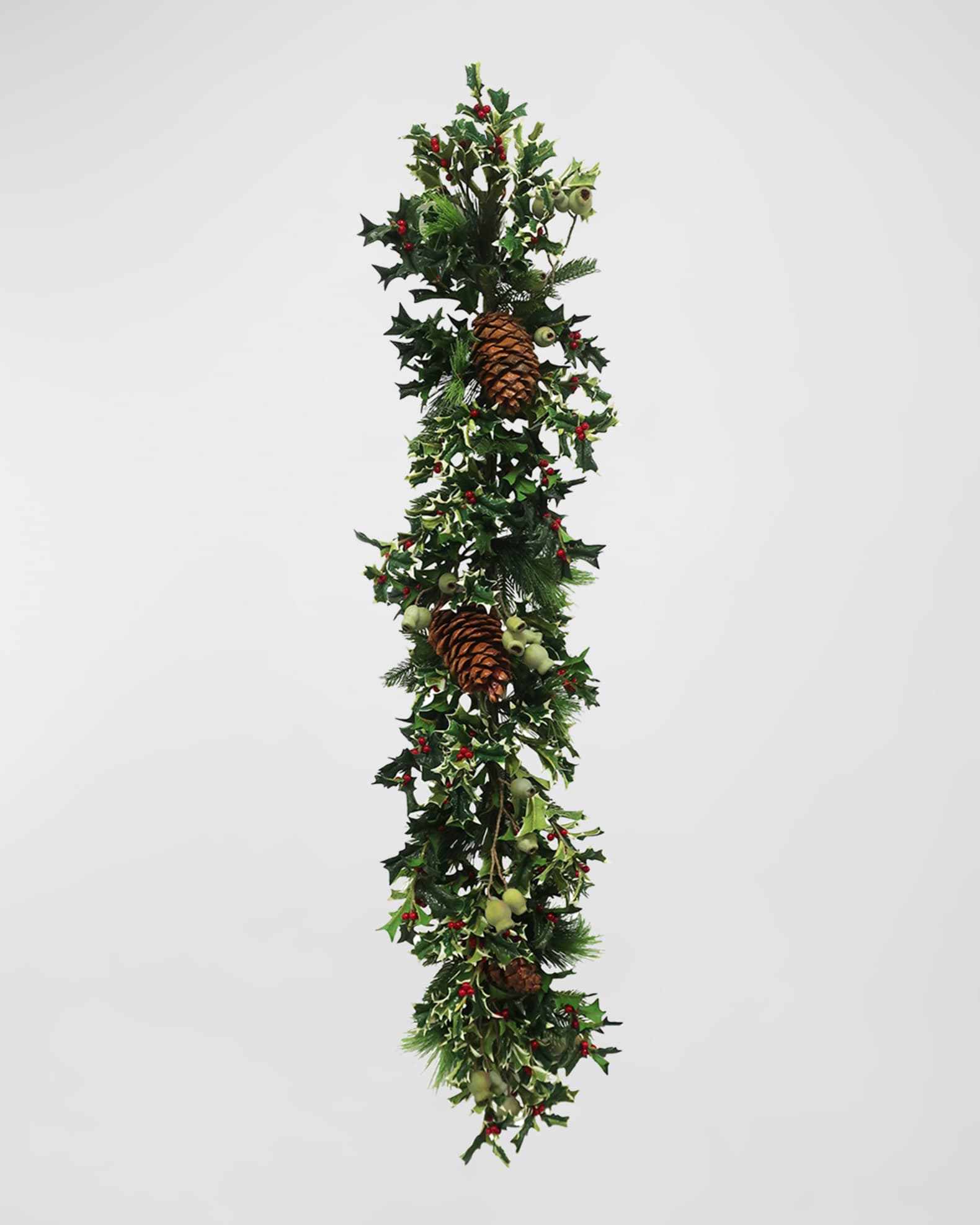 Winward Home Pointed Holly Garland Horchow