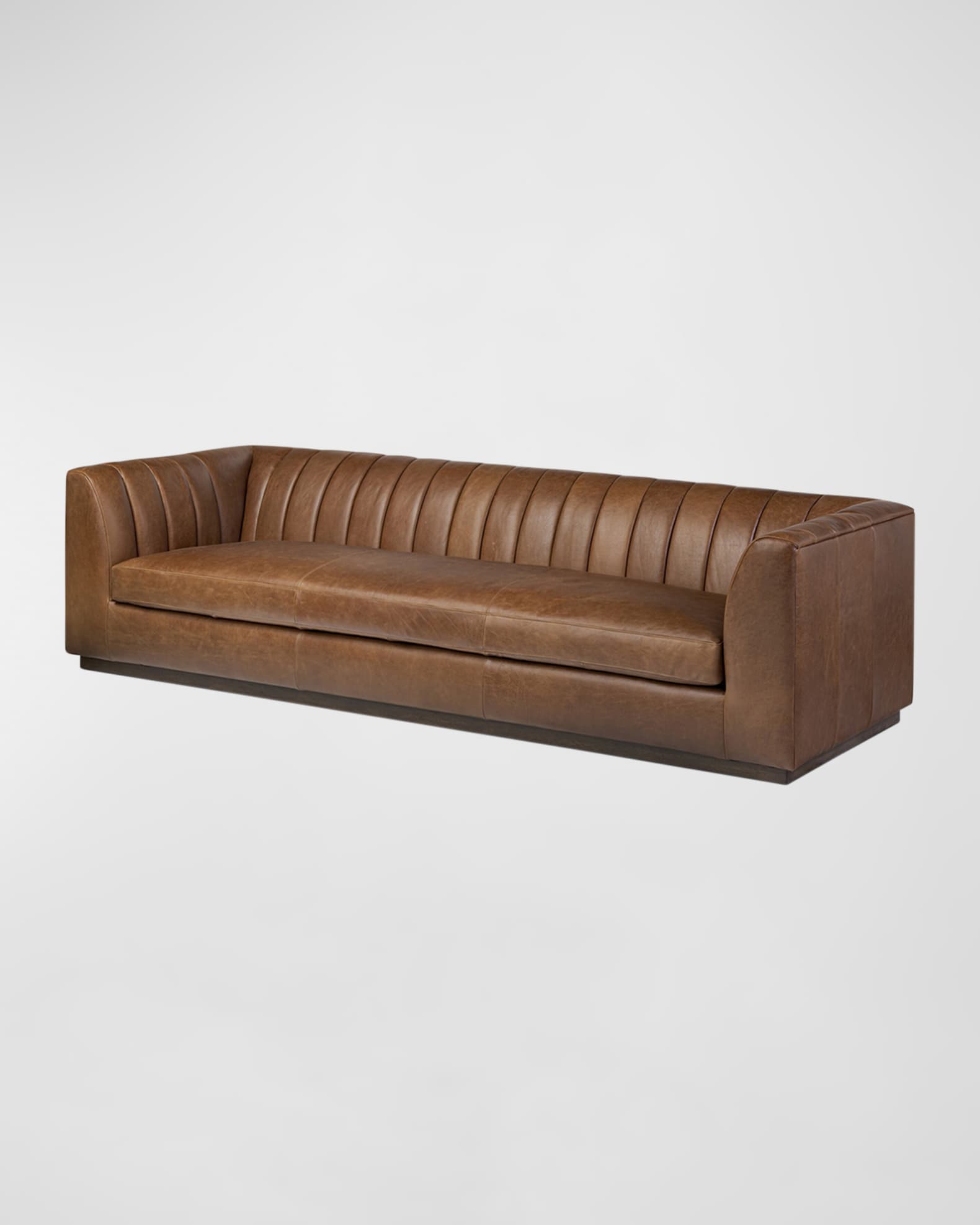 Four Hands Alec Leather Sofa, 98"