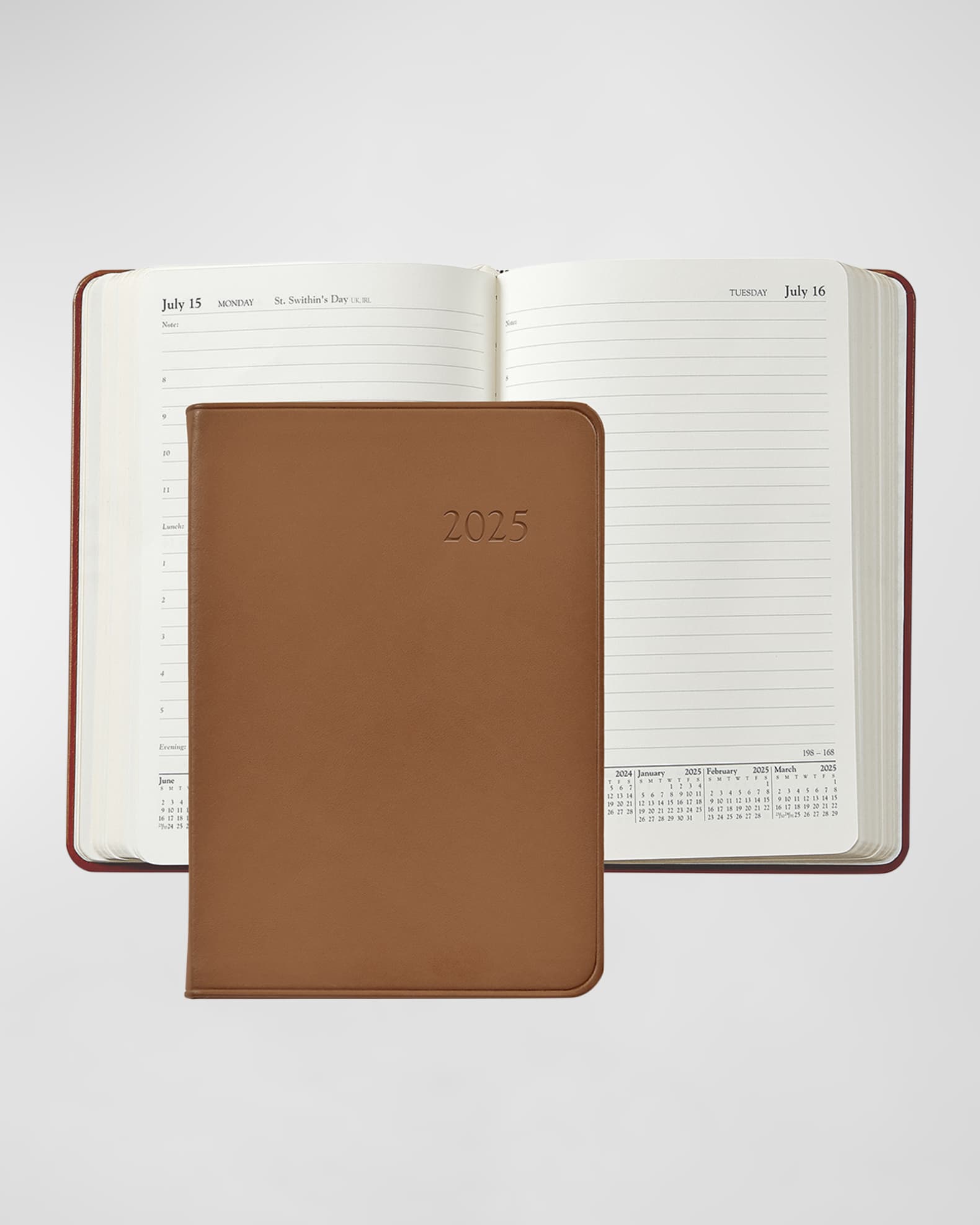 Graphic Image 2025 Leather Daily Journal, Personalized Horchow