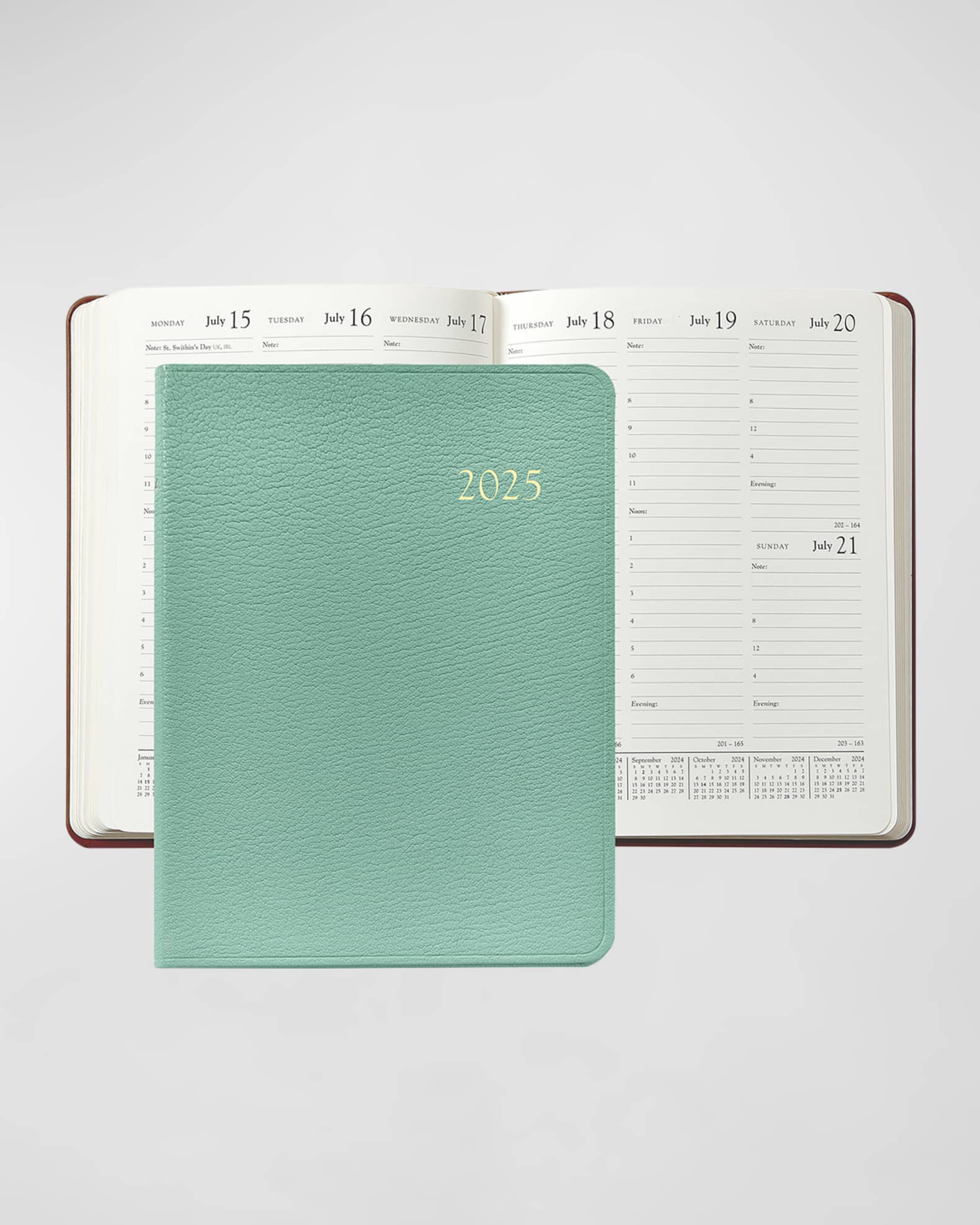 Graphic Image 2025 Leather Desk Diary, Personalized Horchow