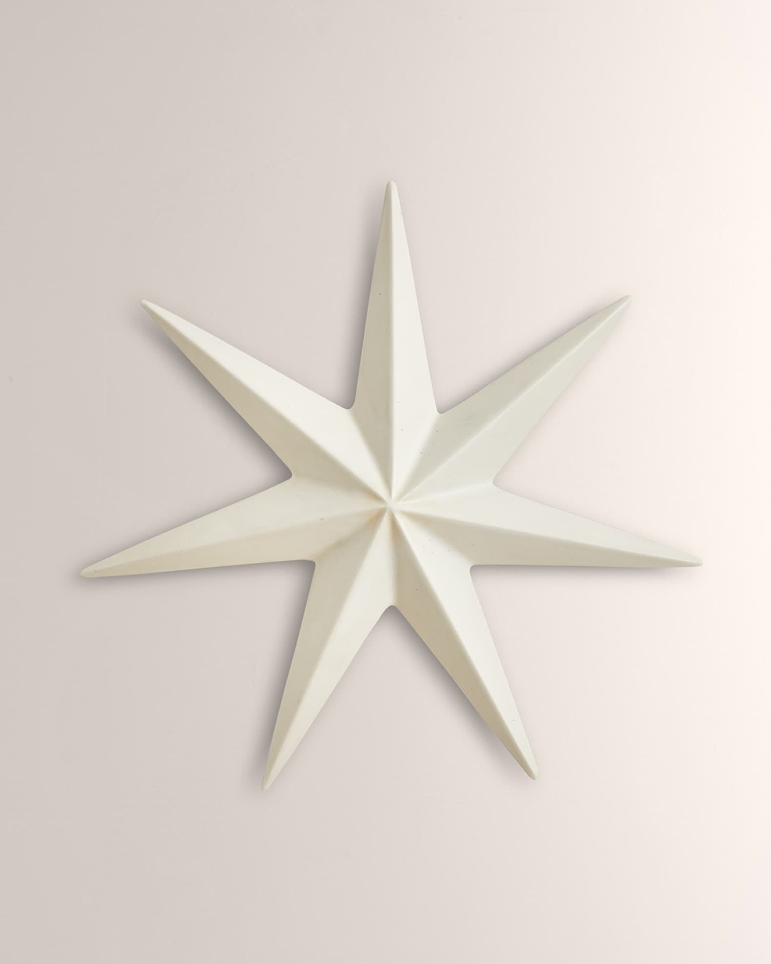 Global Views Stellar White Wall Star - Large 