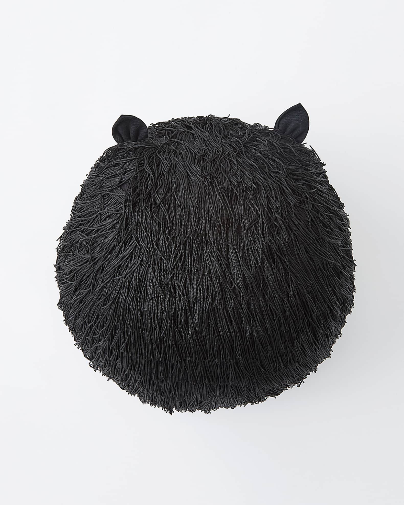 Global Views La Chatte Pillow, 12" Round