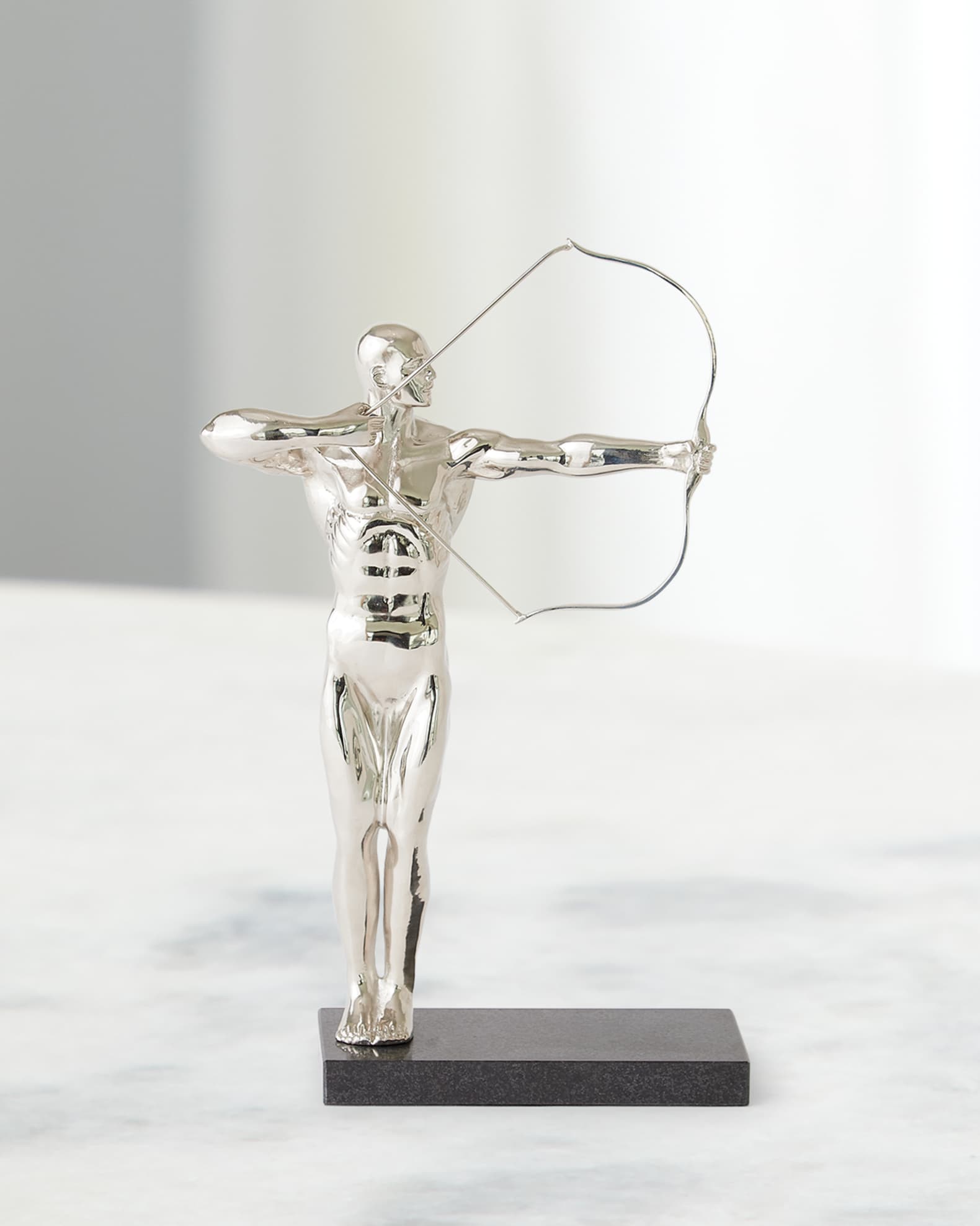 Global Views The Archer Sculpture, Nickel Horchow