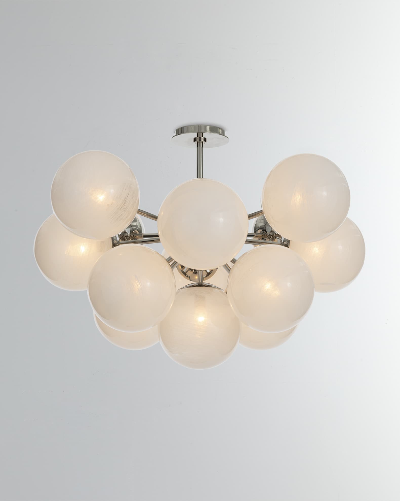 Regina Andrew Shine 34" 13Light Flush Mount, Swirl Glass Horchow