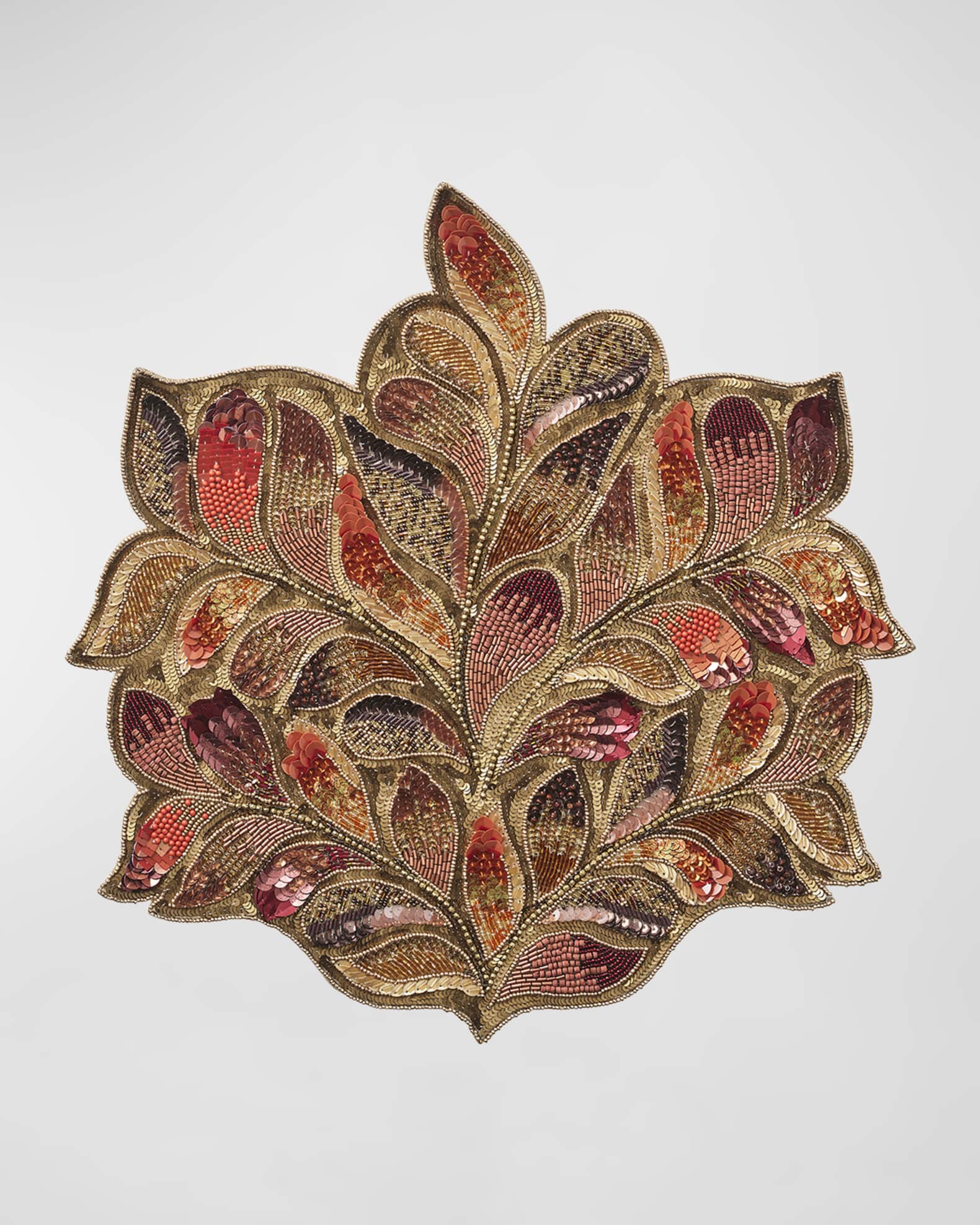 Kim Seybert Maple Hues Beaded Placemat Horchow