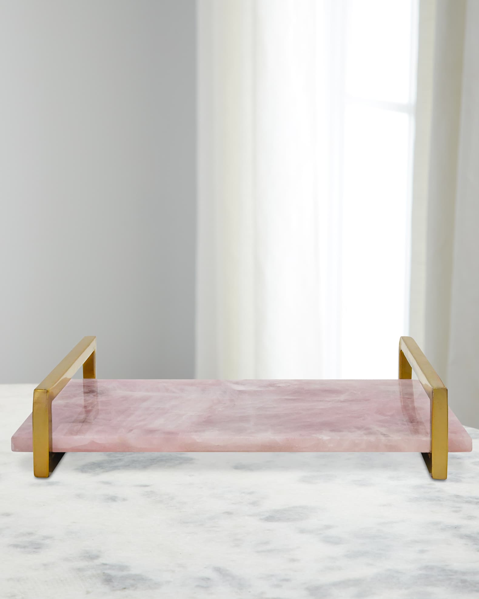 Worlds Away Jarvis Quartz Tray 
