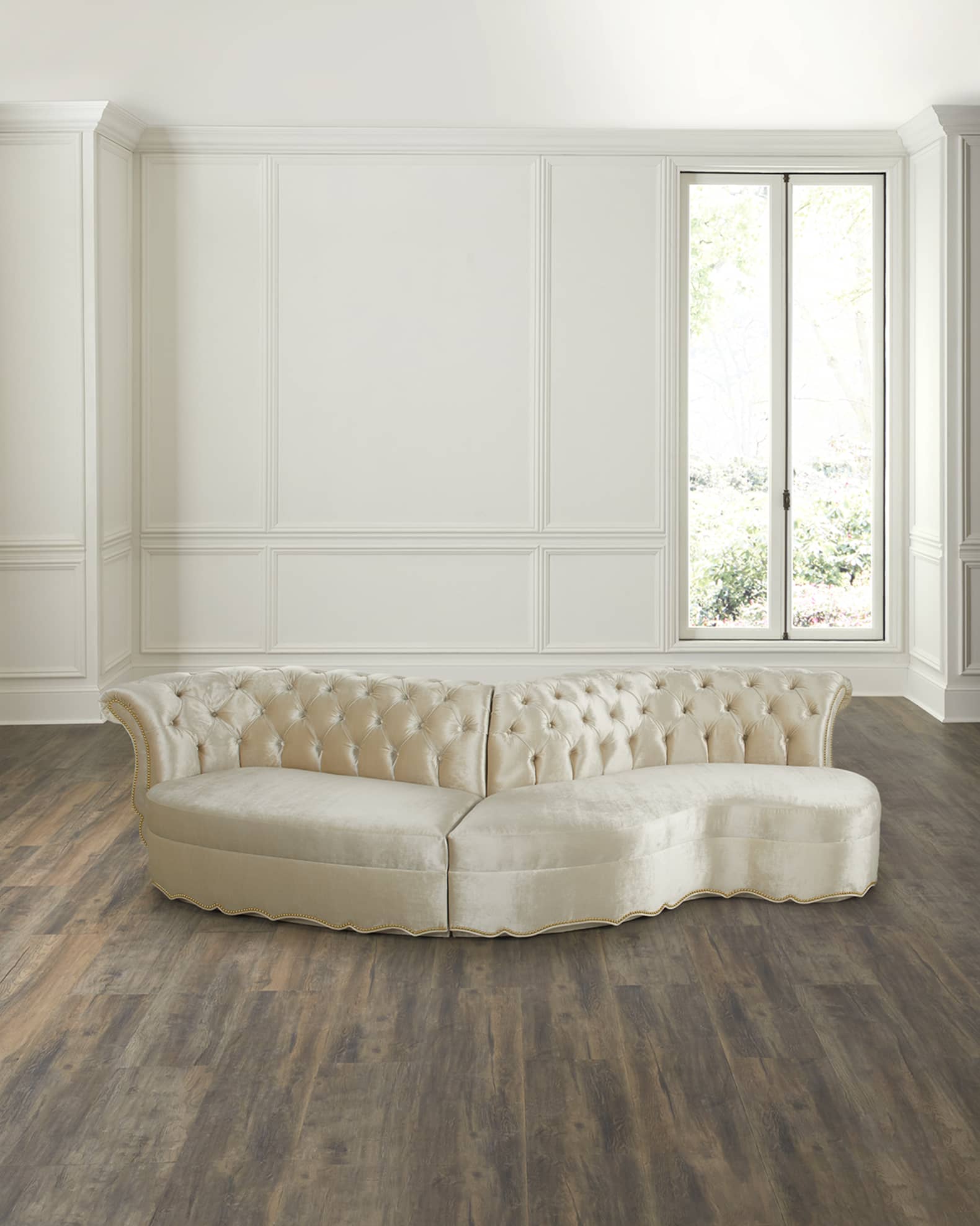 Haute House Amelia Curved 2-Piece Sectional