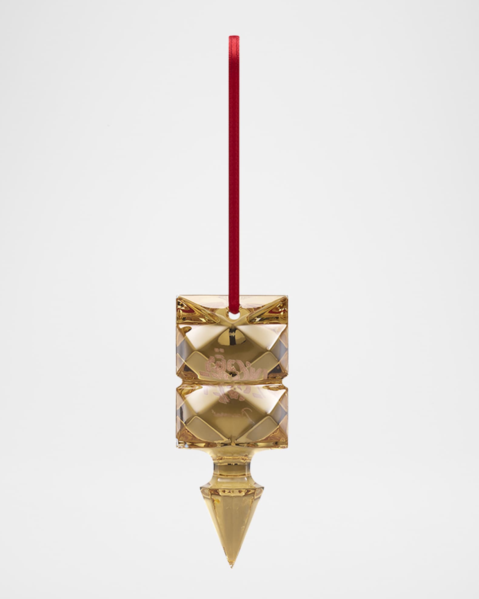 Baccarat 2024 Louxor Annual 20K GoldGilded Christmas Ornament Horchow