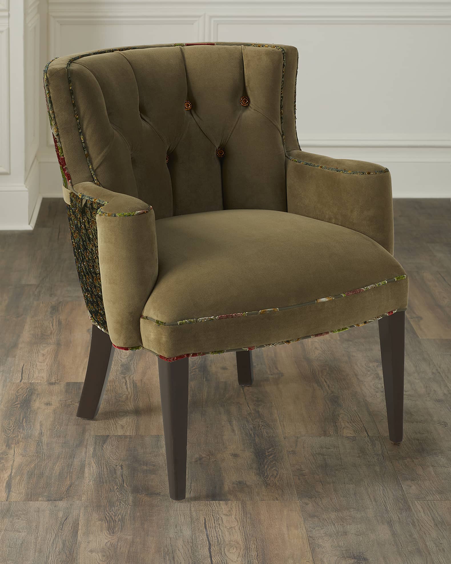 Haute House Sage Peacock Chair Horchow