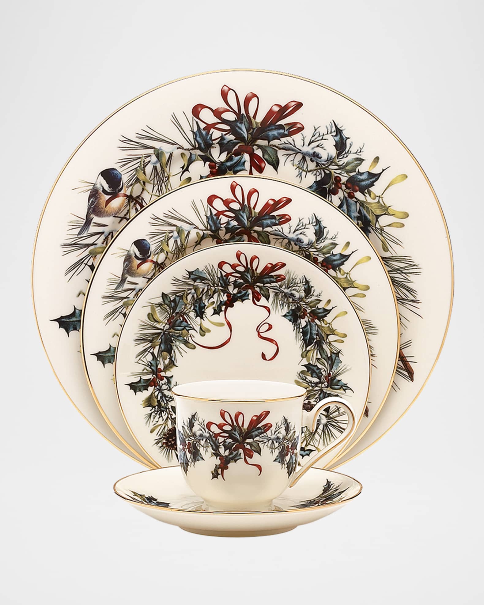 Lenox winter greetings 12 piece set shop