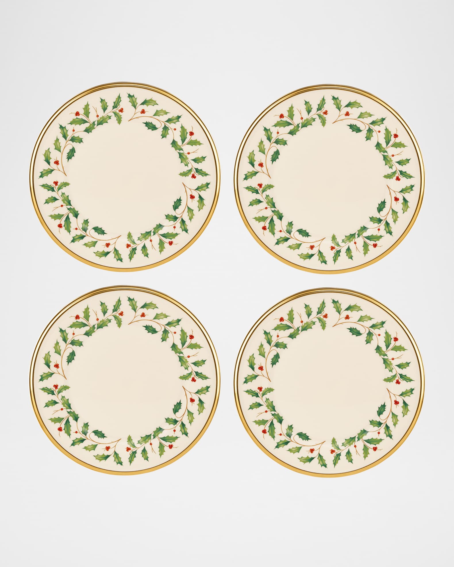 Lenox Holiday Dinnerware Salad Plates, Set of 4 Horchow