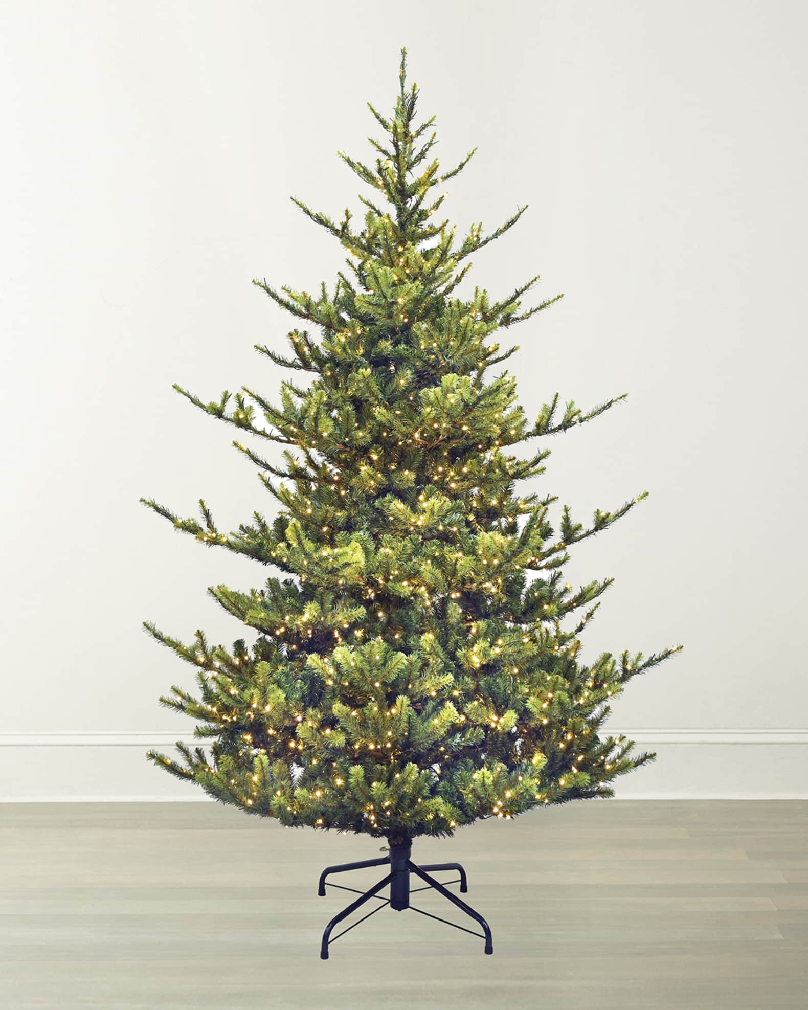 Winward Home Deluxe Village Mix Pine 9' PreLit Christmas Tree Horchow