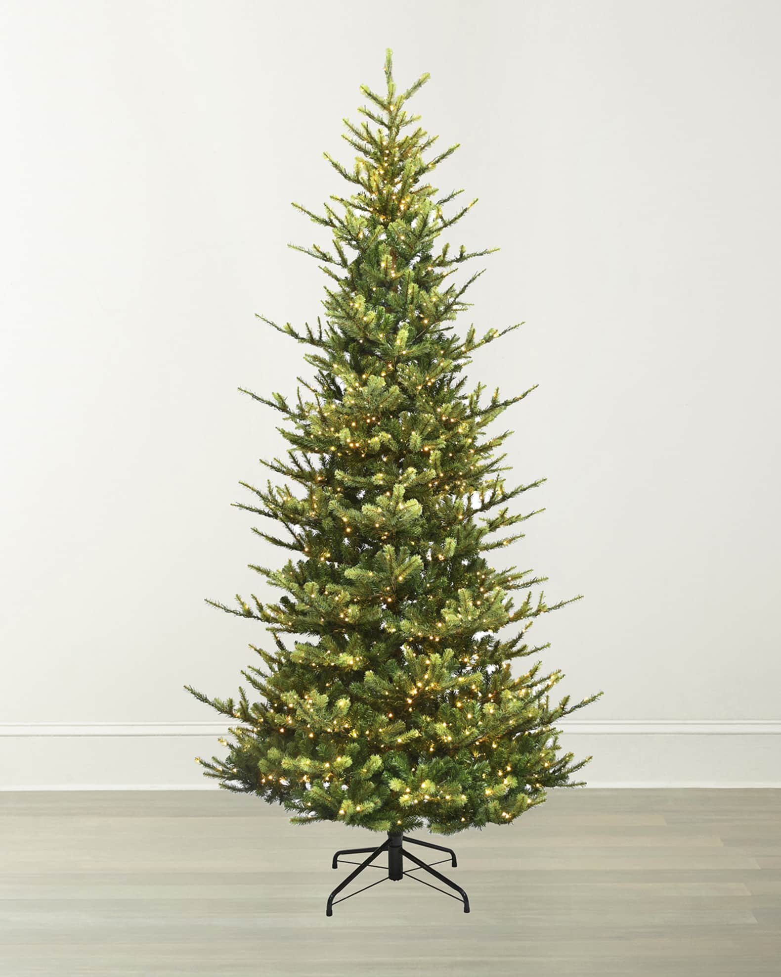 Winward Home Deluxe Village Mix Pine 12' Slim PreLit Christmas Tree