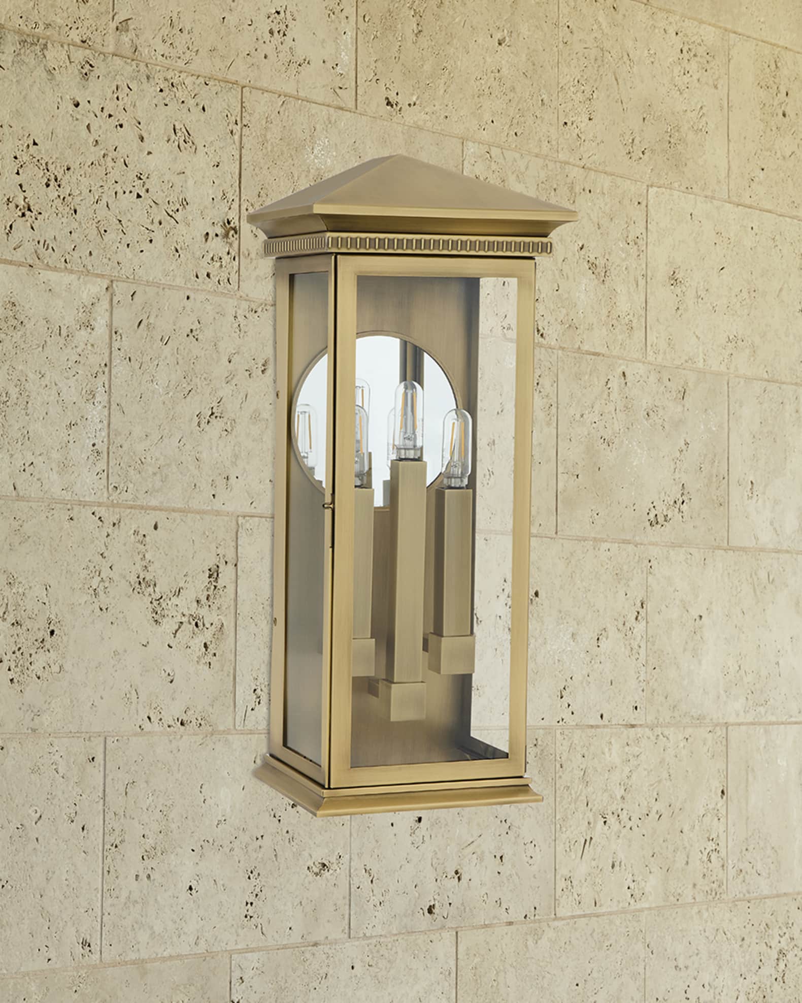 Guilford 3Light Outdoor Wall Mount Horchow
