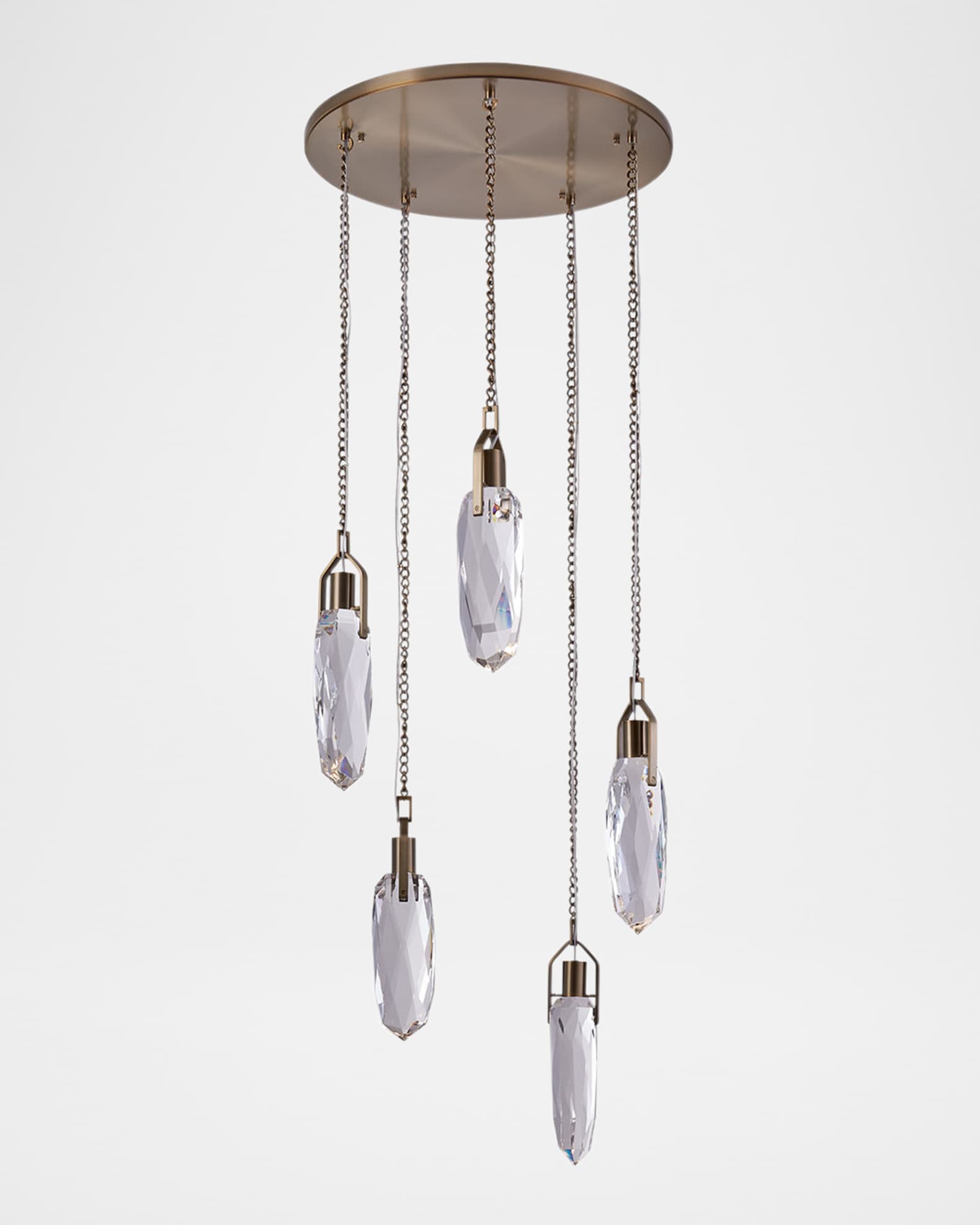 Kalco Lighting Diamante 5-Light Crystal Chandelier, 23"