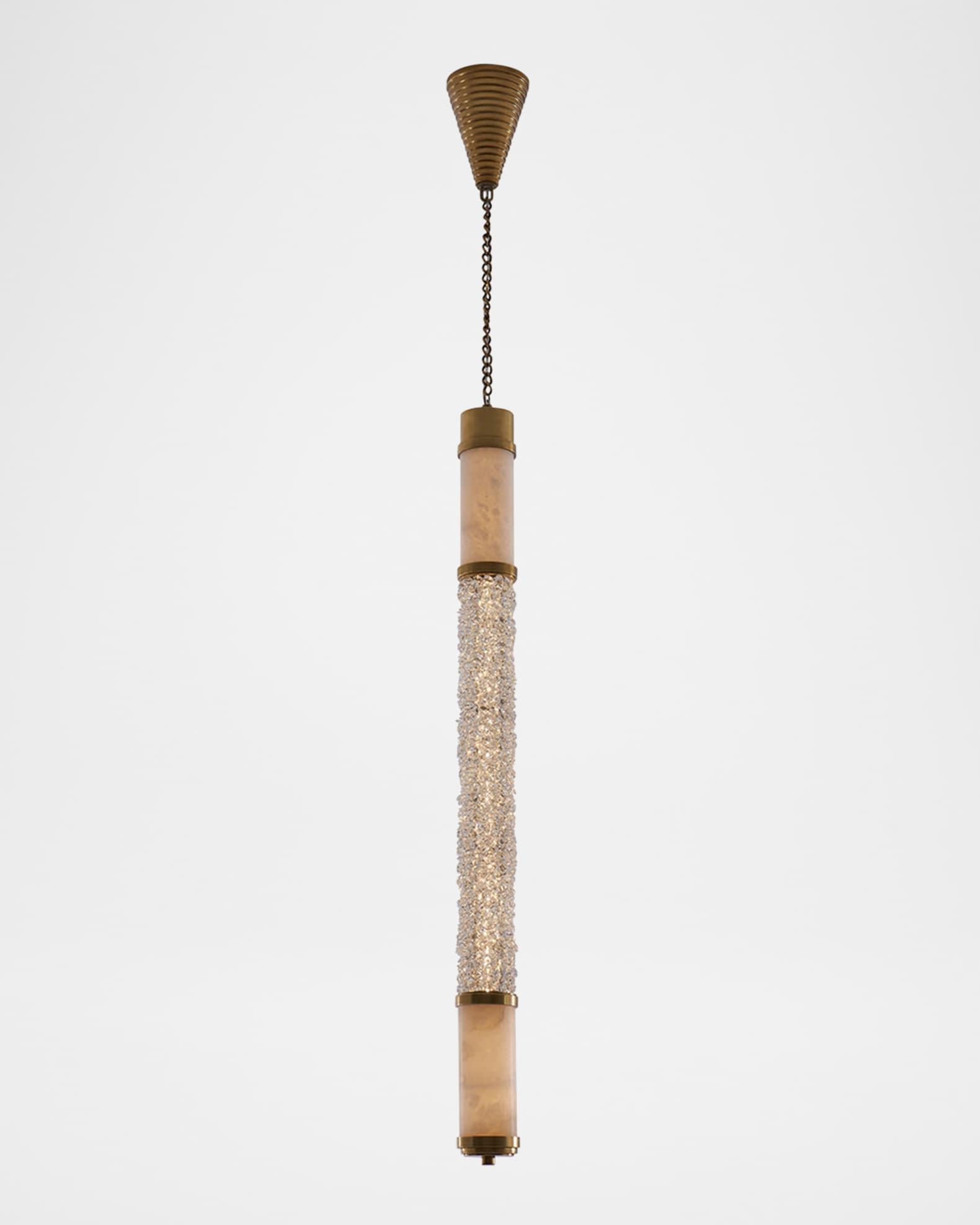 Kalco Lighting Tubo Alabaster Pendant