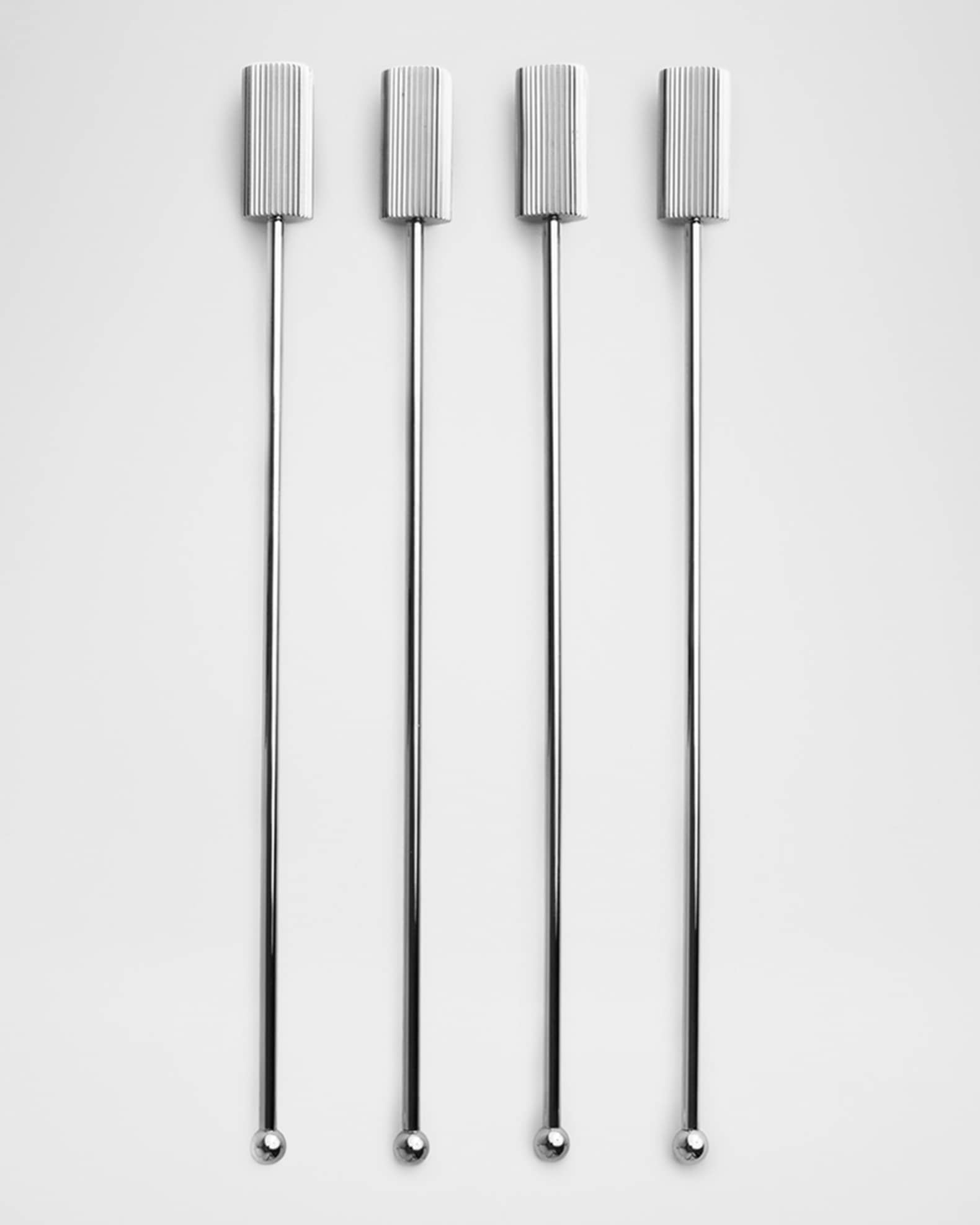 ANNA New York Striations Drink Stirrers, Set of 4