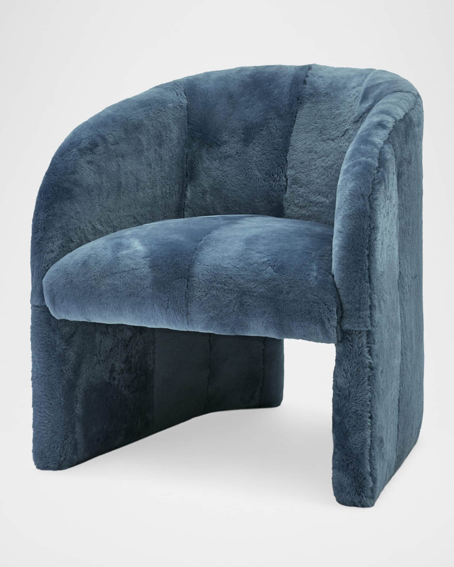 Massoud Lodette Shearling Accent Chair | Horchow