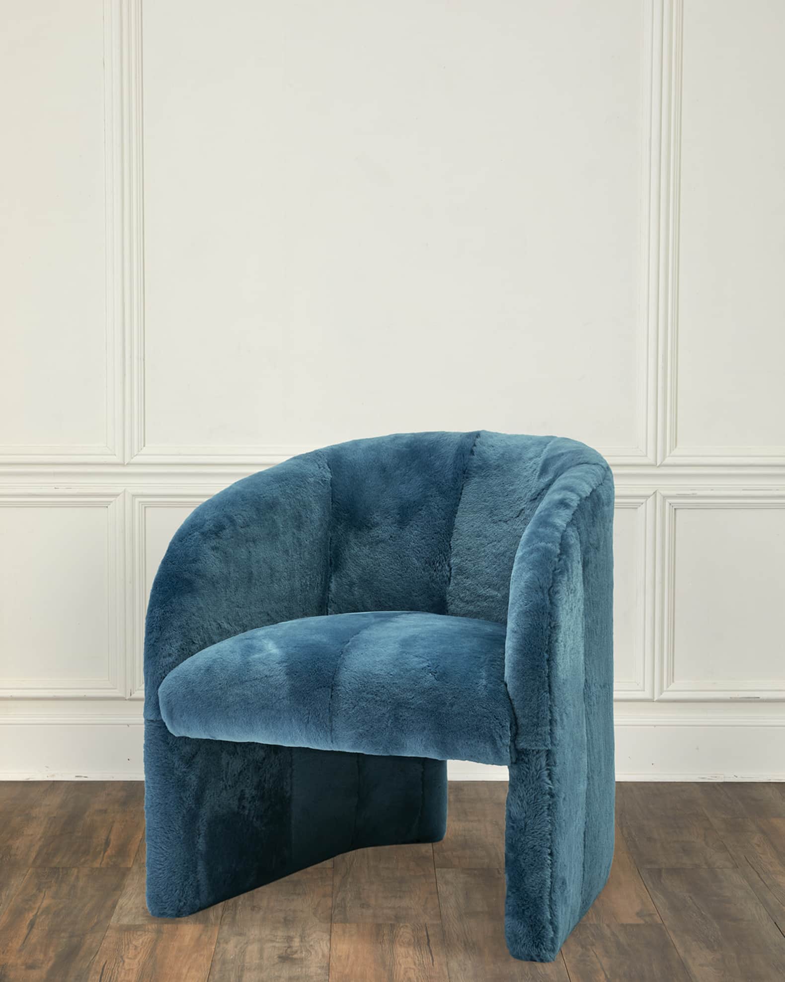 Massoud Lodette Shearling Accent Chair