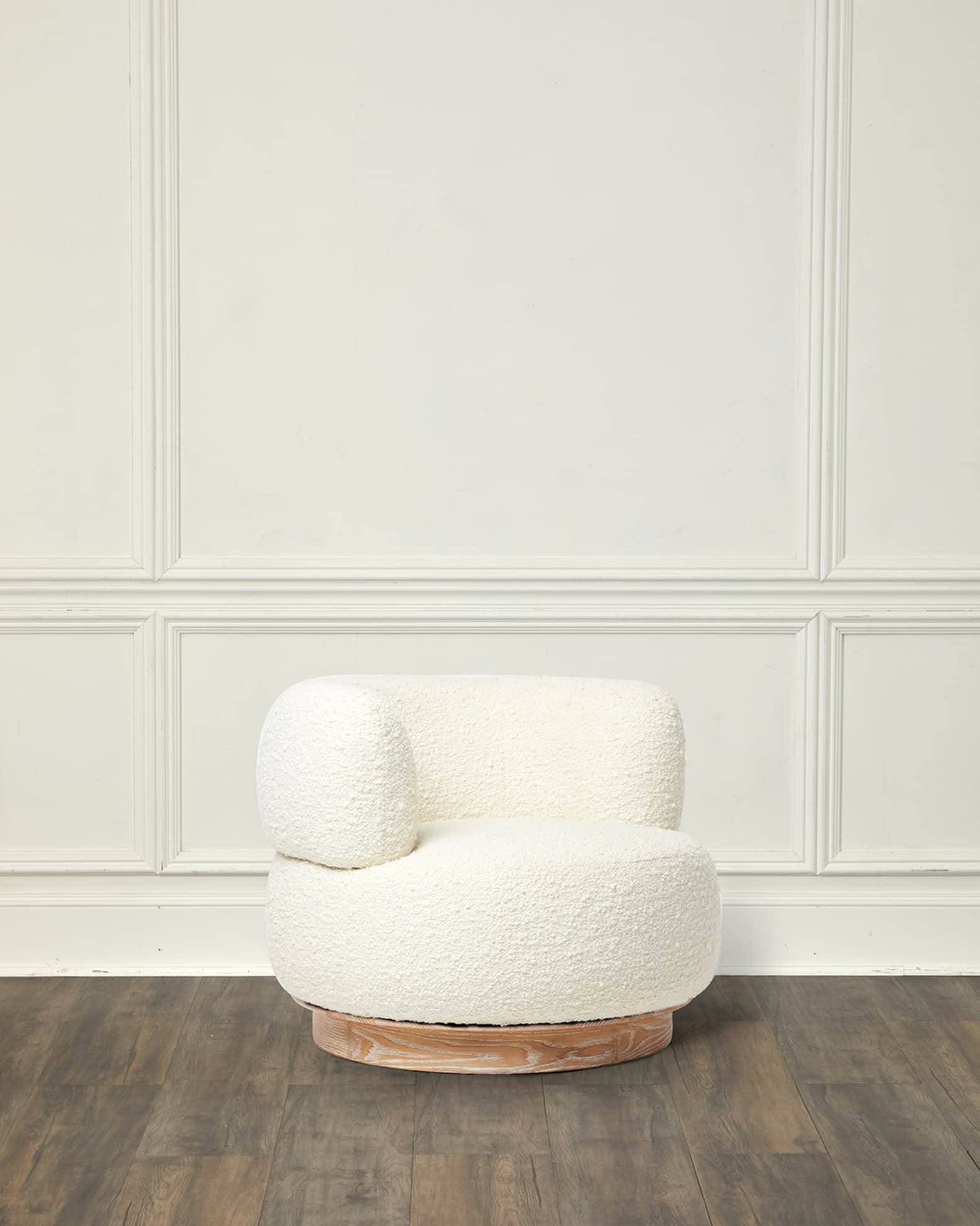 Interlude Home Vale Boucle Lounge Chair