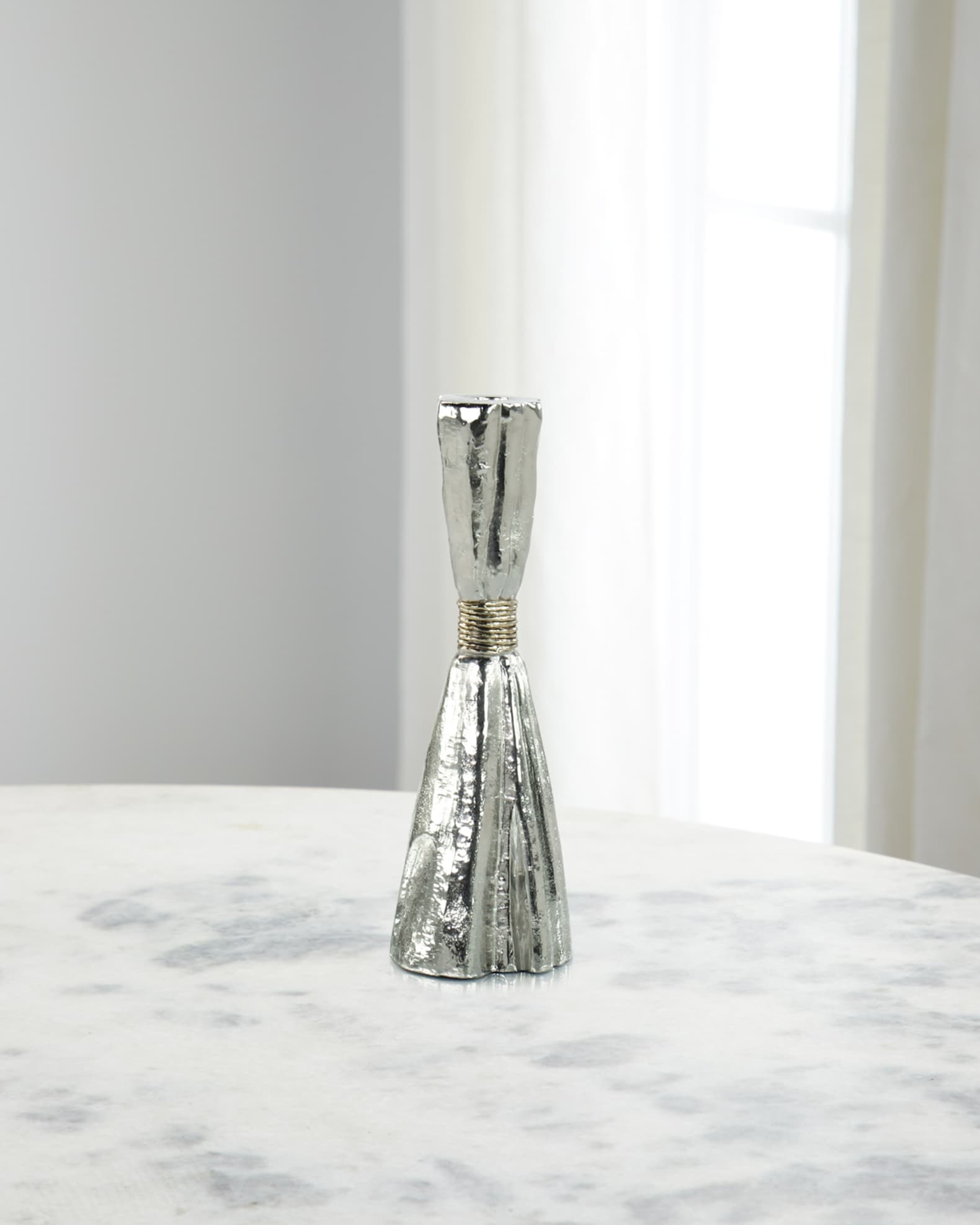 John-Richard Collection Taut Metal Candleholder, Large