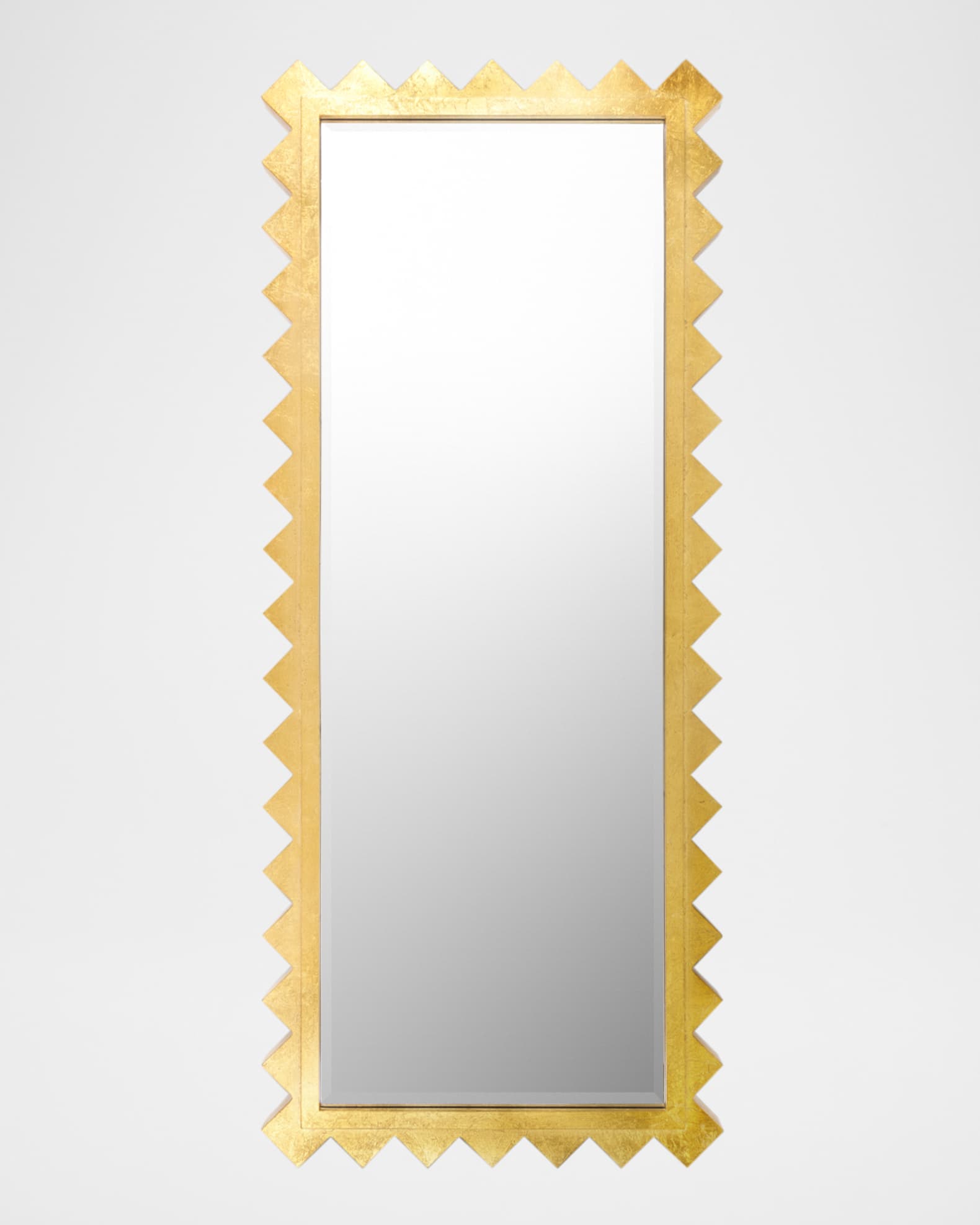 Surya Harrison Gold Manufactured Wood Frame Mirror