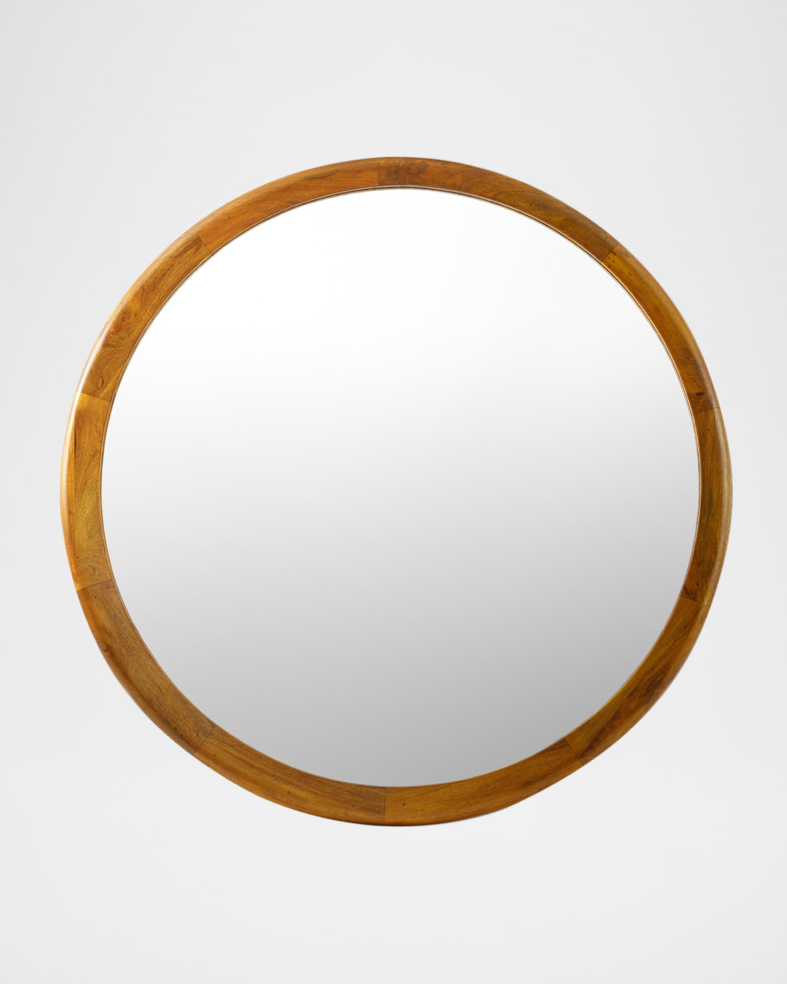 Surya Brisbane Brown Mango Wood Frame Mirror