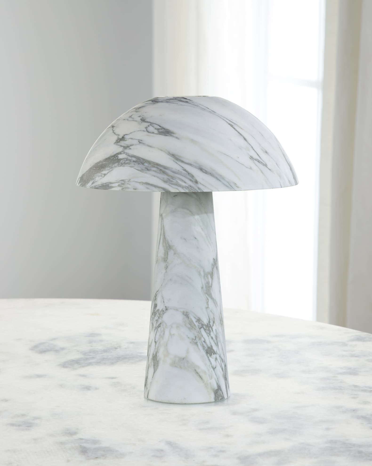 JohnRichard Collection Marble Canopy Table Lamp Horchow