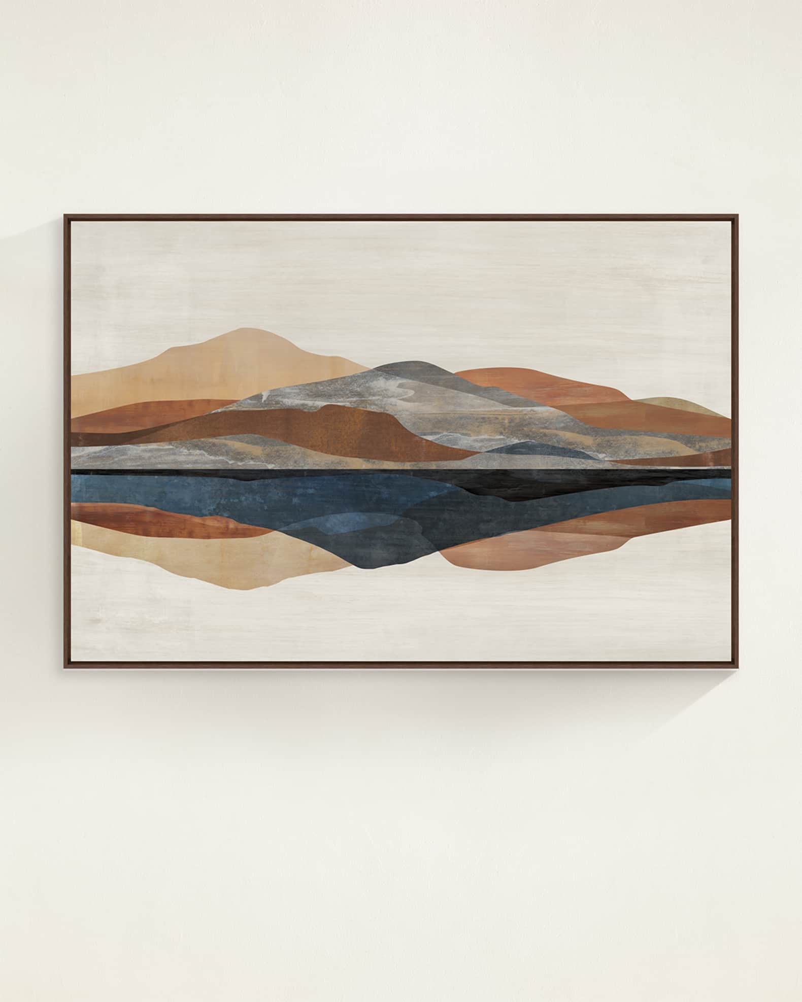 "Boundless Peaks" Framed Giclee by Richard Ryder, 62" x 42"